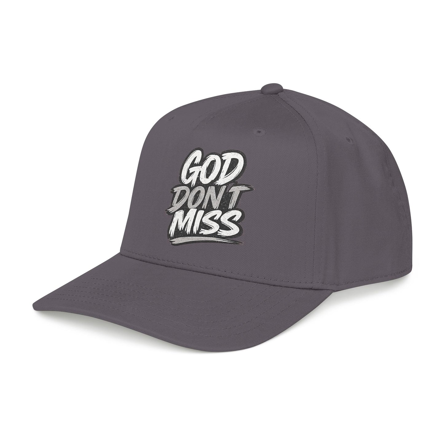 God Don't Miss Hat- Gray