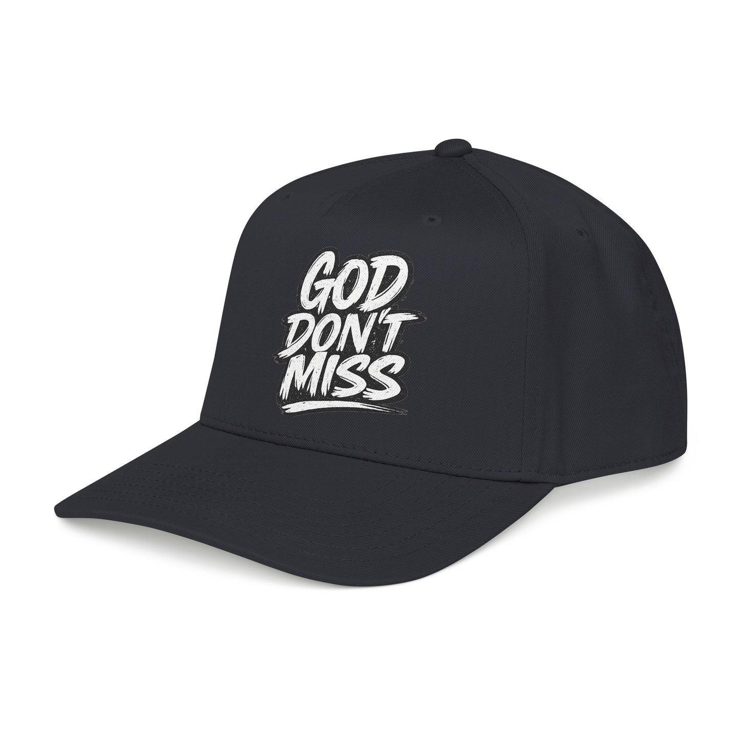 God Don't Miss Hat- Black