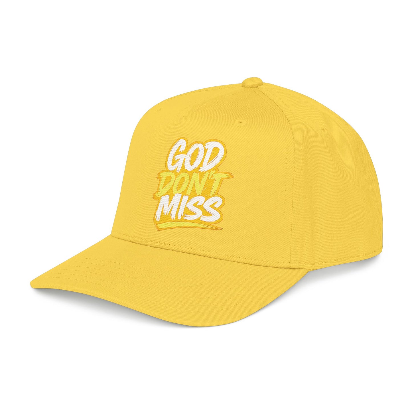 God Don't Miss Hat- Yellow