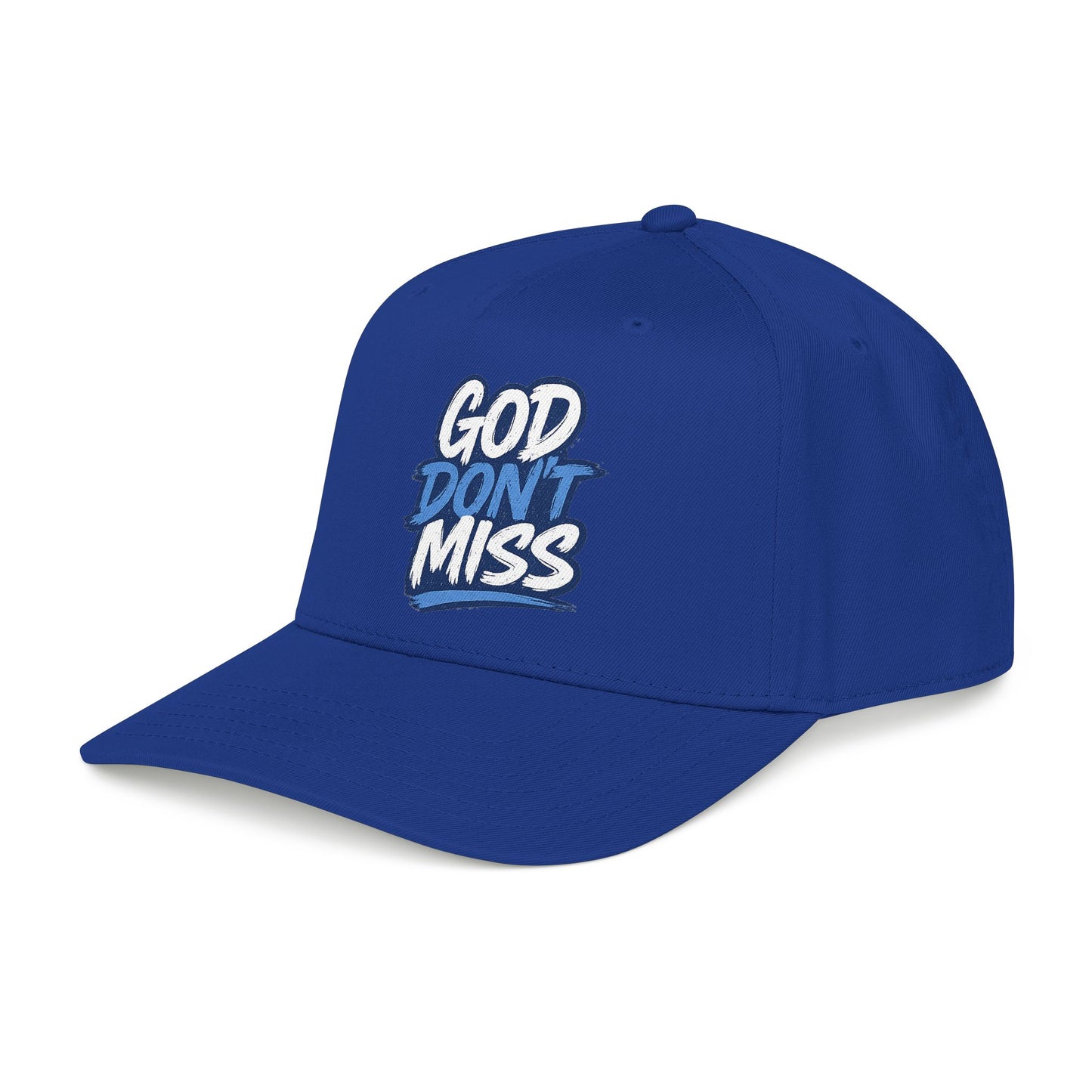 Royal Blue God Don't Miss Hat