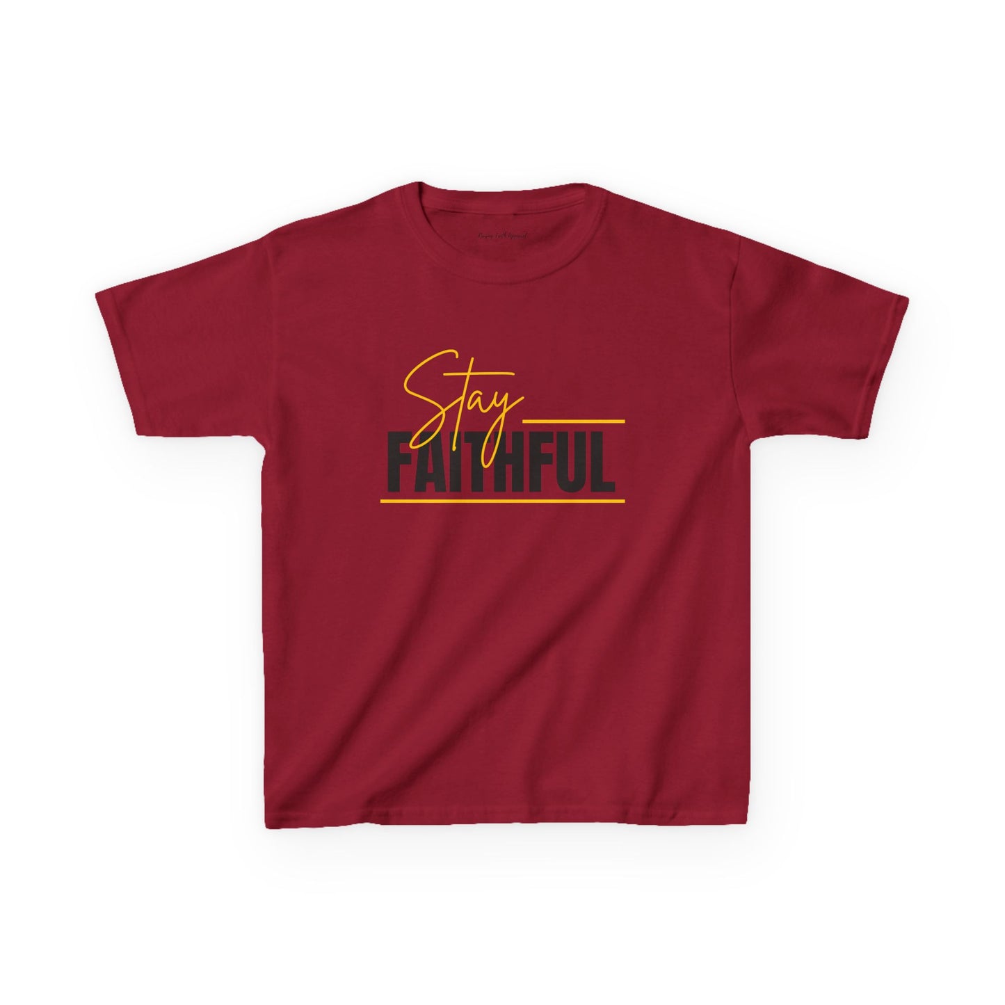 Stay Faithful Youth Unisex Heavy Blend Cotton Tee