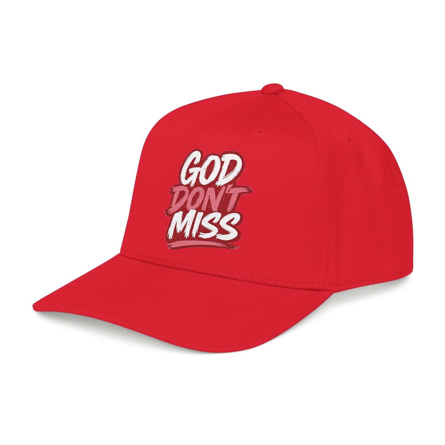 God Don't Miss Hat- Red