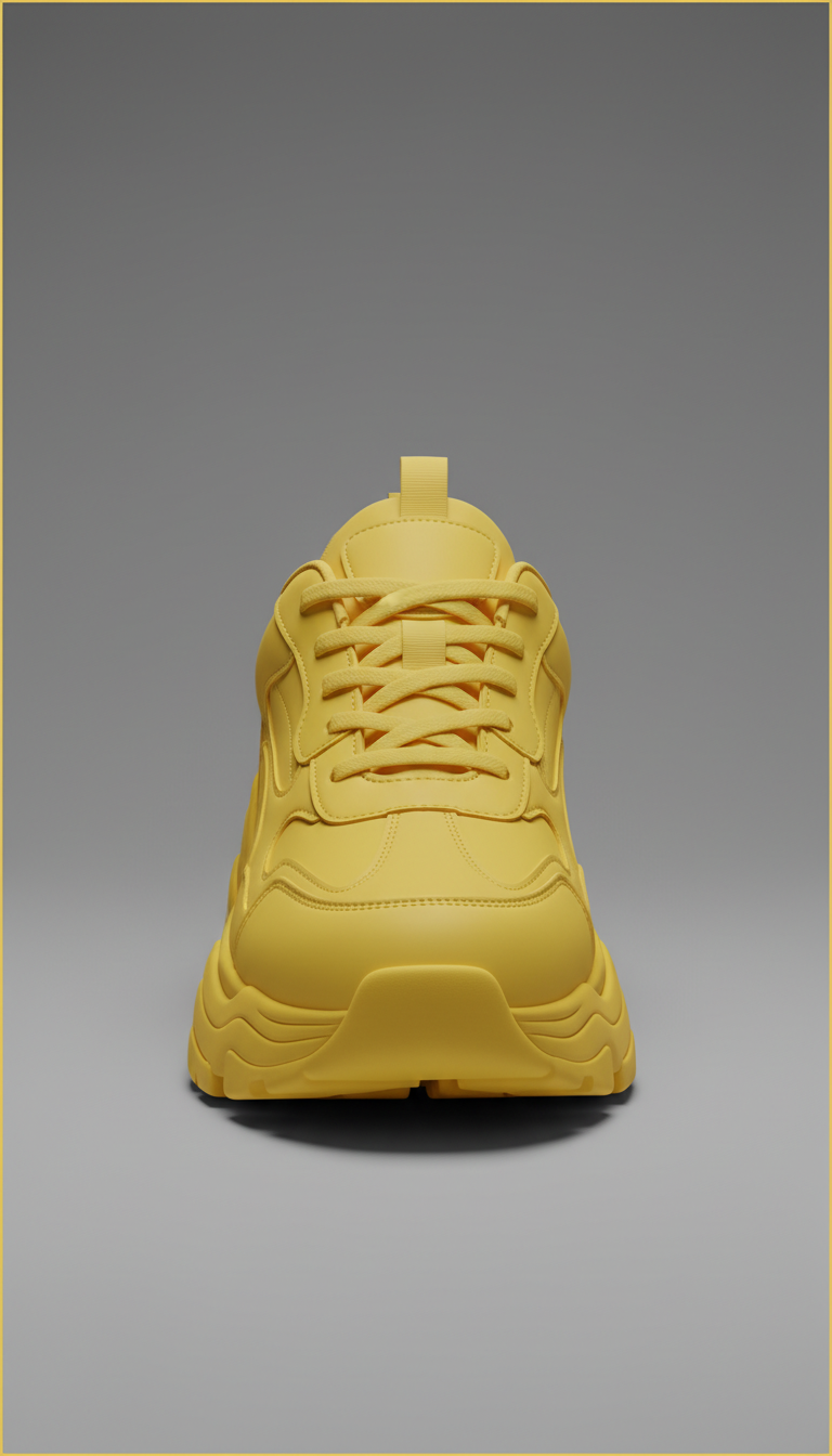 Chunky Beacon Yellow sneakers