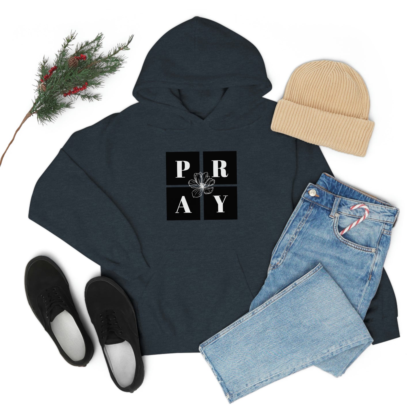 P-R-A-Y Adult Unisex Hoodie -Unisex Heavy Blend™ Hooded Sweatshirt