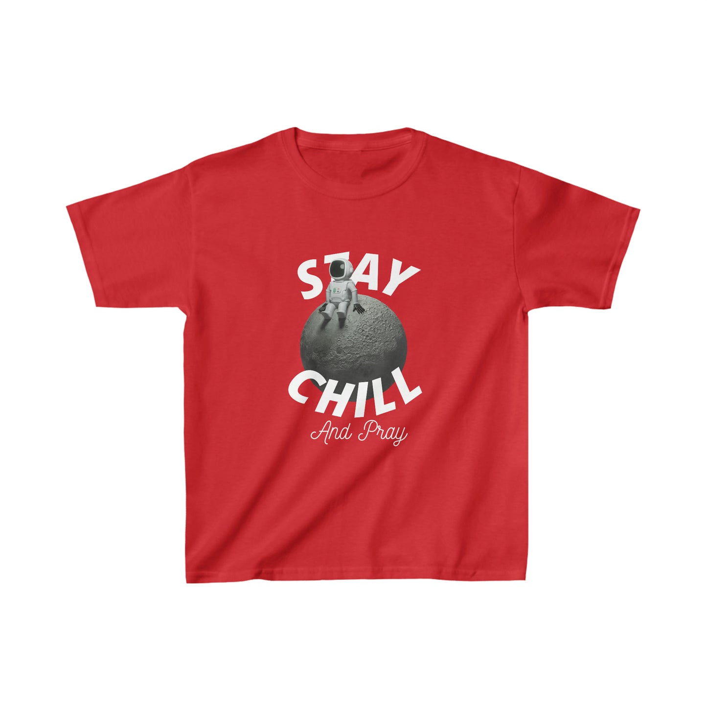 Stay Chill And Pray Youth Unisex Tee -Kids Heavy Cotton™ Tee