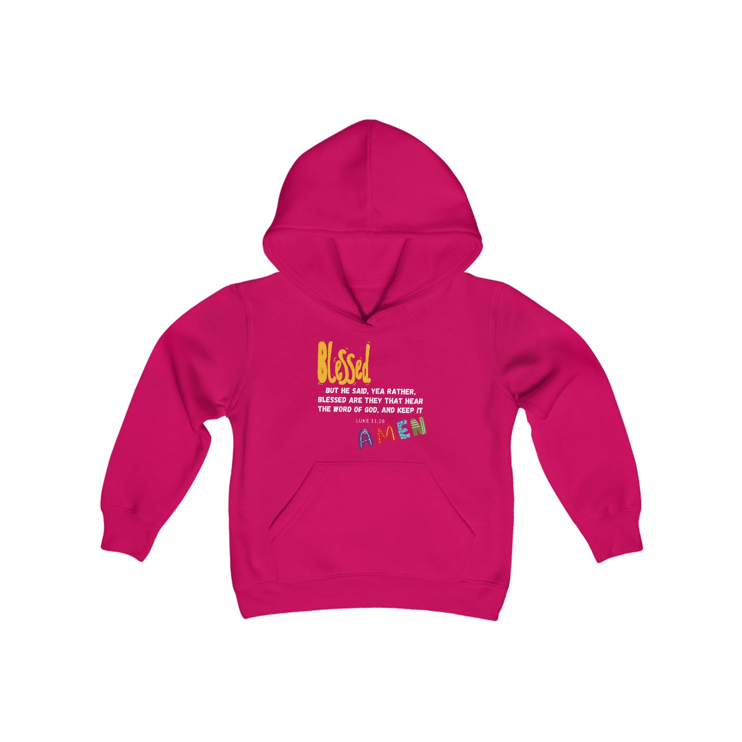 Blessed Youth Hoodie - Youth Heavy Blend Hooded Sweatshirt