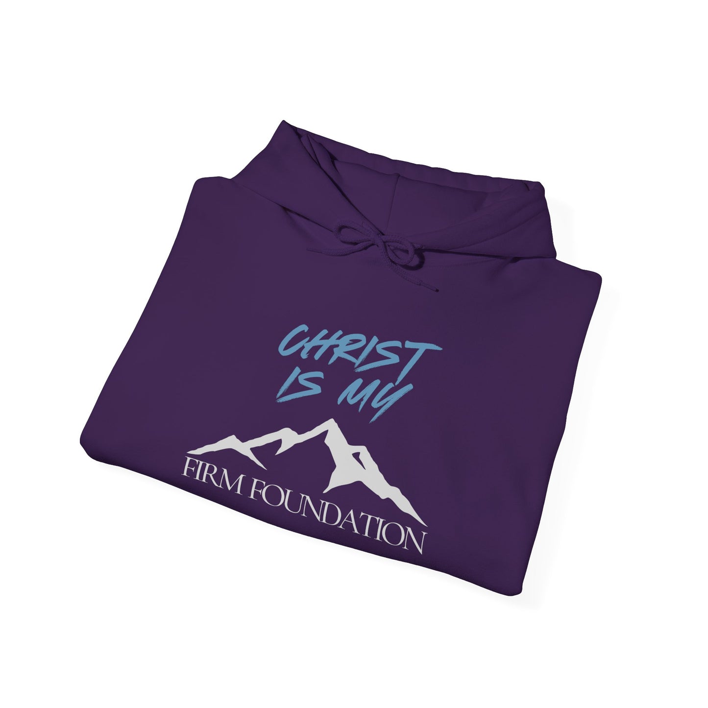 Christ Is My Firm Foundation Adult Unisex Hoodie- Unisex Heavy Blend Hooded Sweatshirt