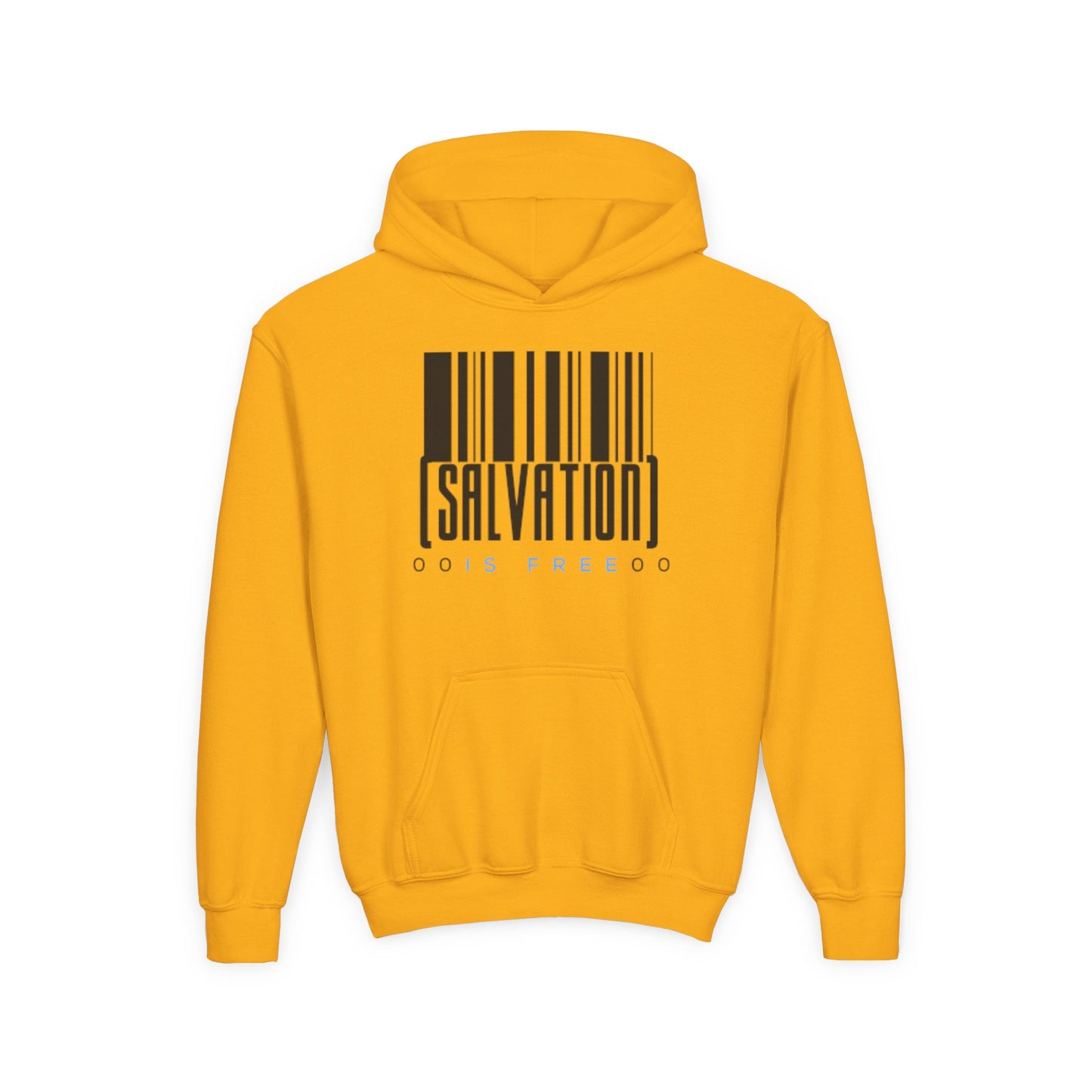 Salvation Is Free Youth Unisex Hoodie- Youth Heavy Blend Hooded Sweatshirt