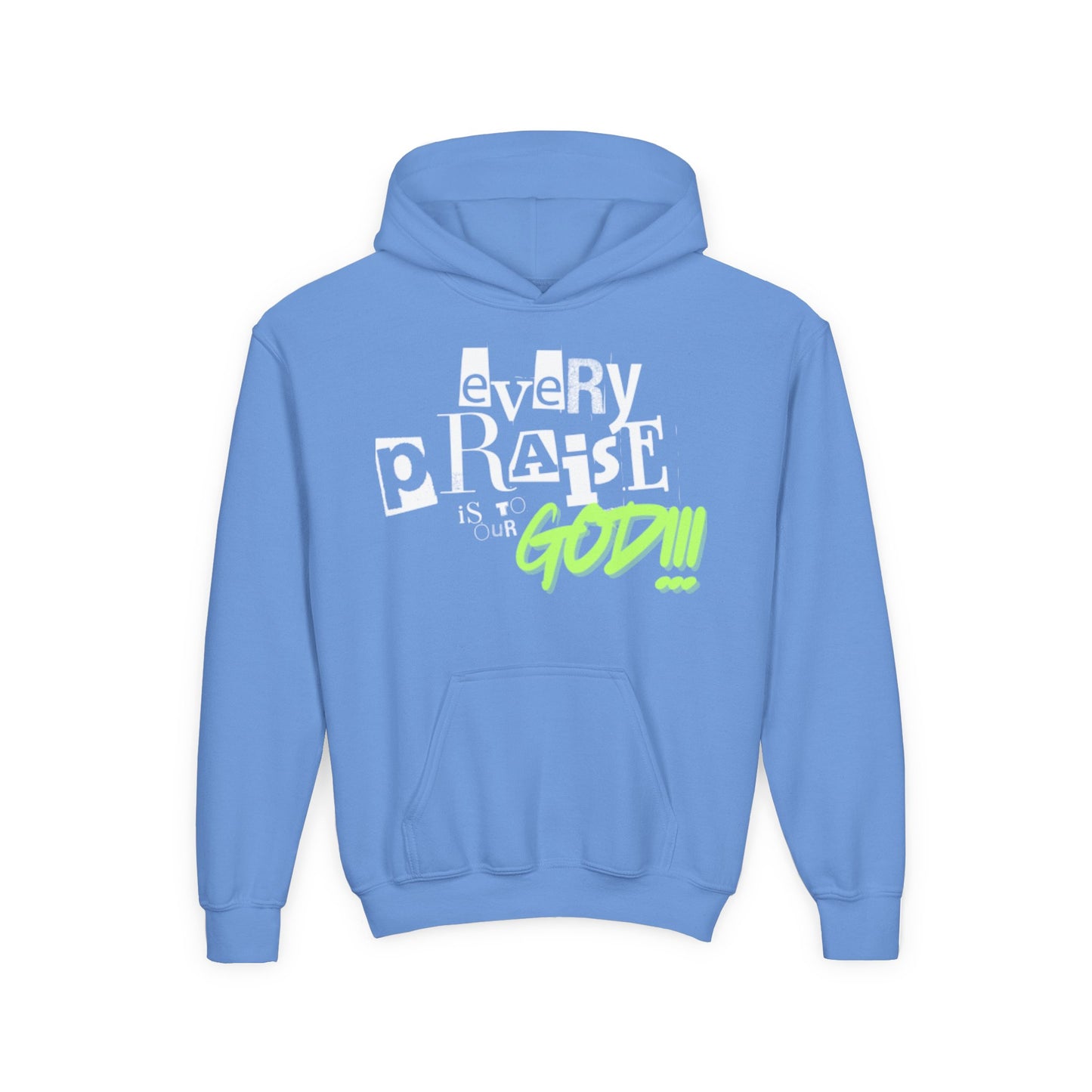 Every Praise Youth Unisex Hoodie- Youth Heavy Blend Hooded Sweatshirt