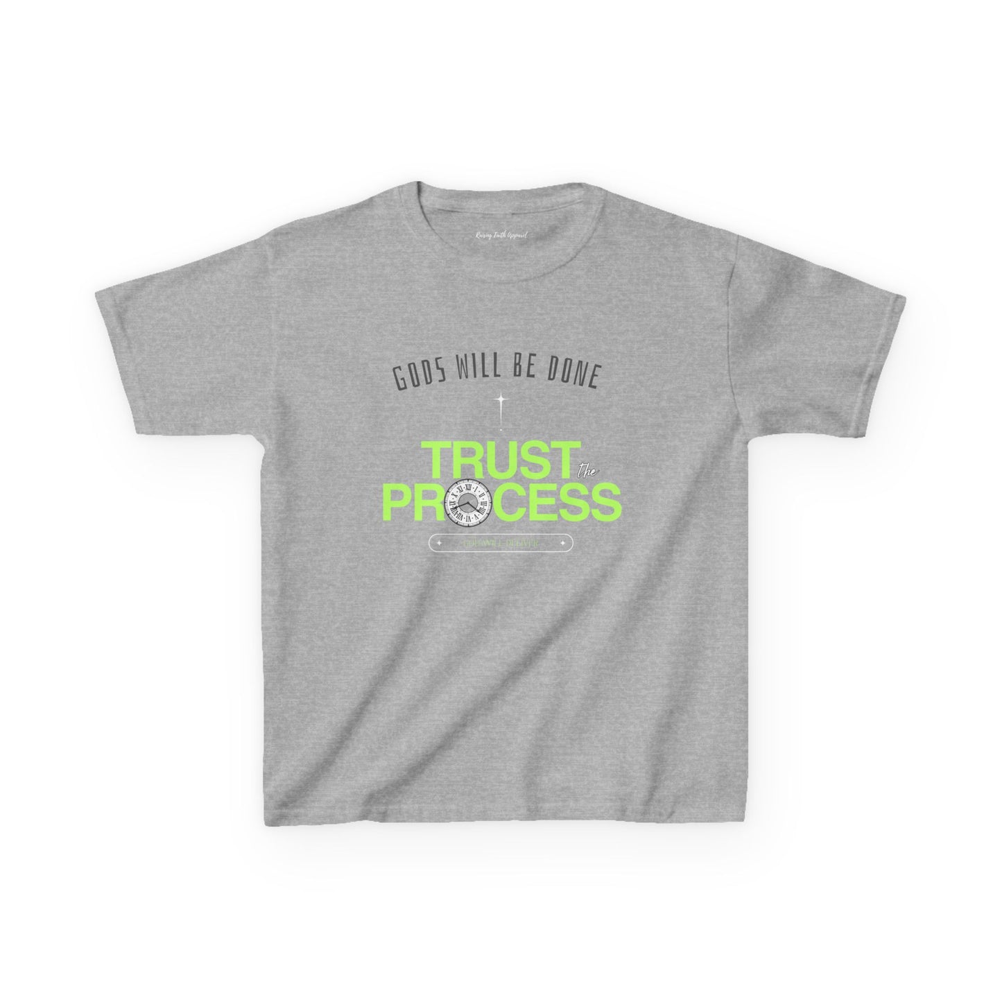 Trust The Process Youth Unisex Heavy Cotton Tee