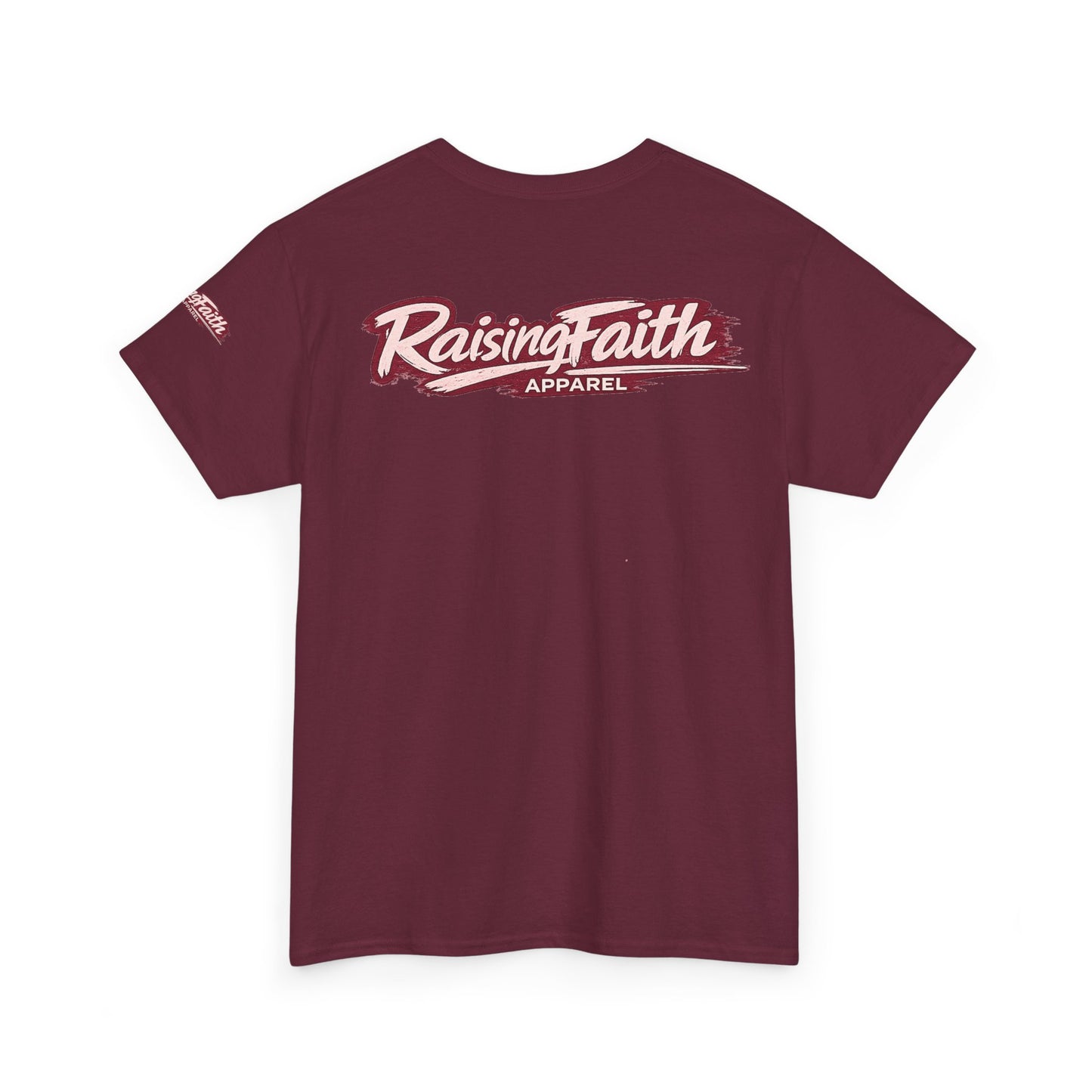 "God Don't Miss" Faith Adult Unisex T-Shirt- Maroon