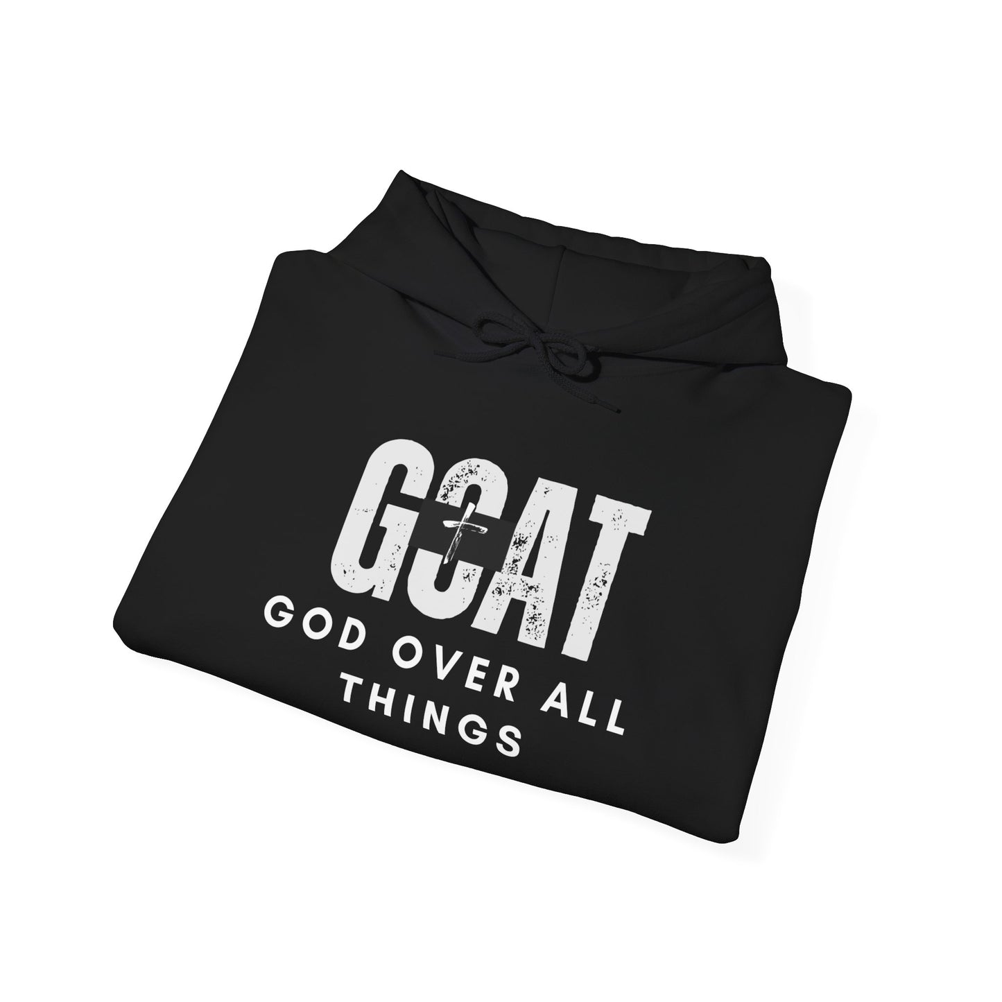 GOAT Adult Unisex Heavy Blend Hoodie, Cozy Cotton Sweatshirt