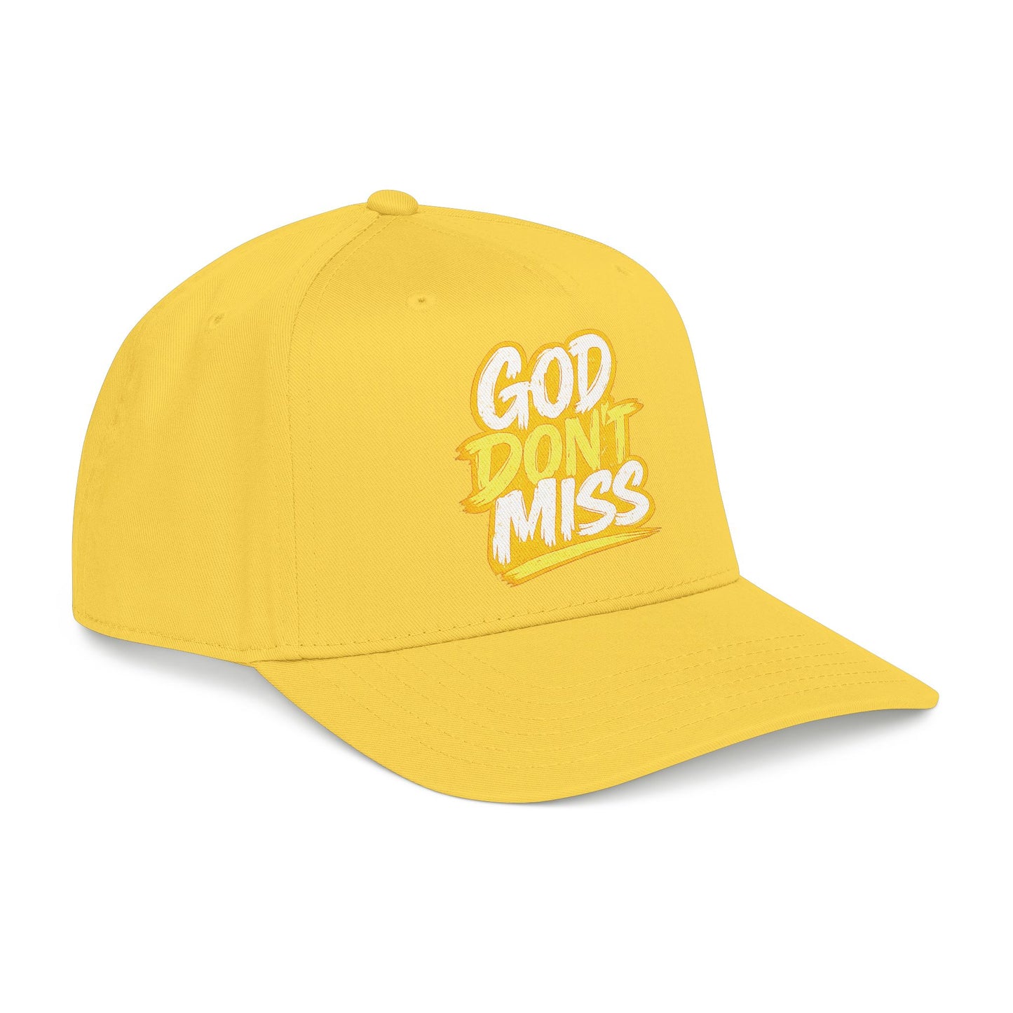 God Don't Miss Hat- Yellow