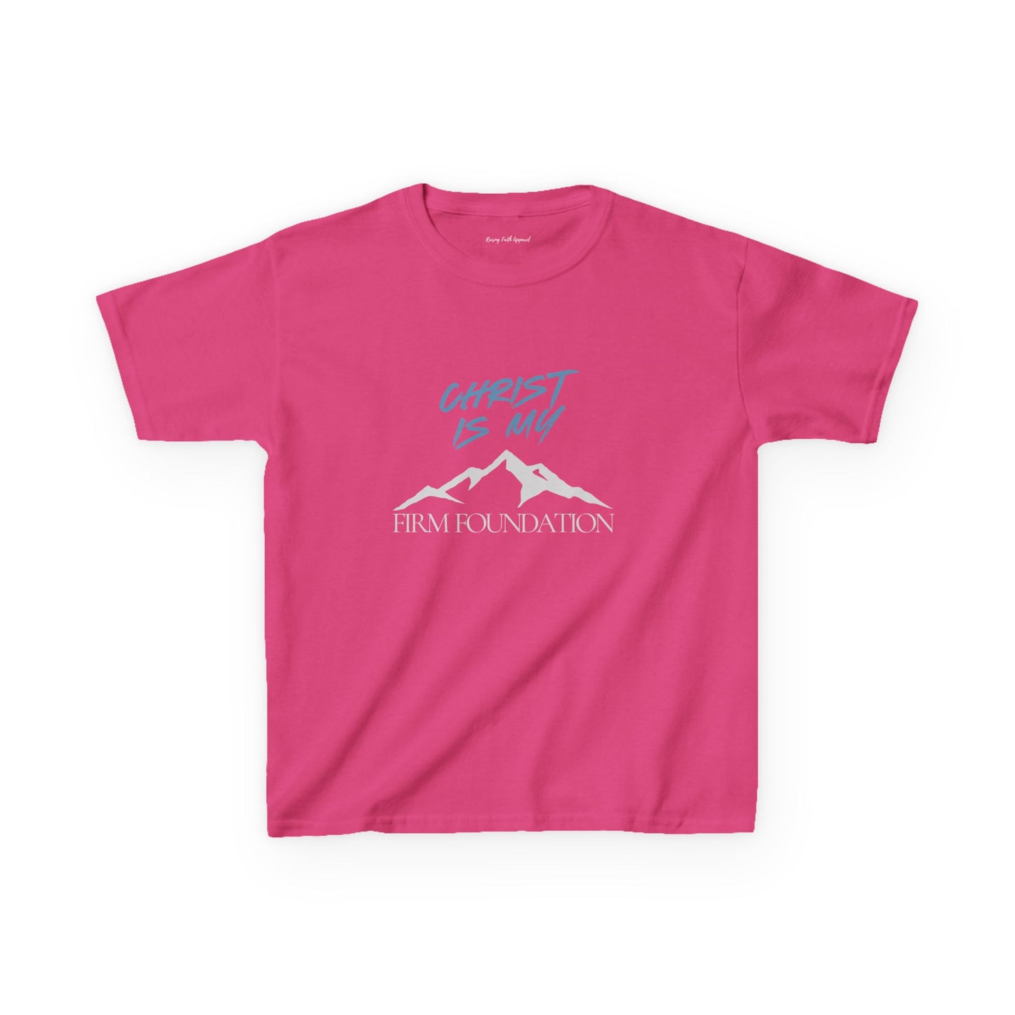 Christ Is My Firm Foundation Unisex Youth Heavy Cotton Tee