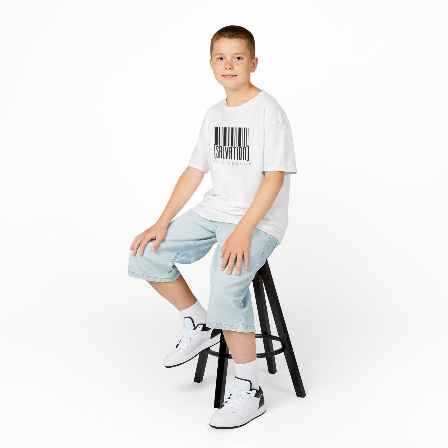Salvation Is Free Youth Unisex Tee- Kids Heavy Cotton Tee