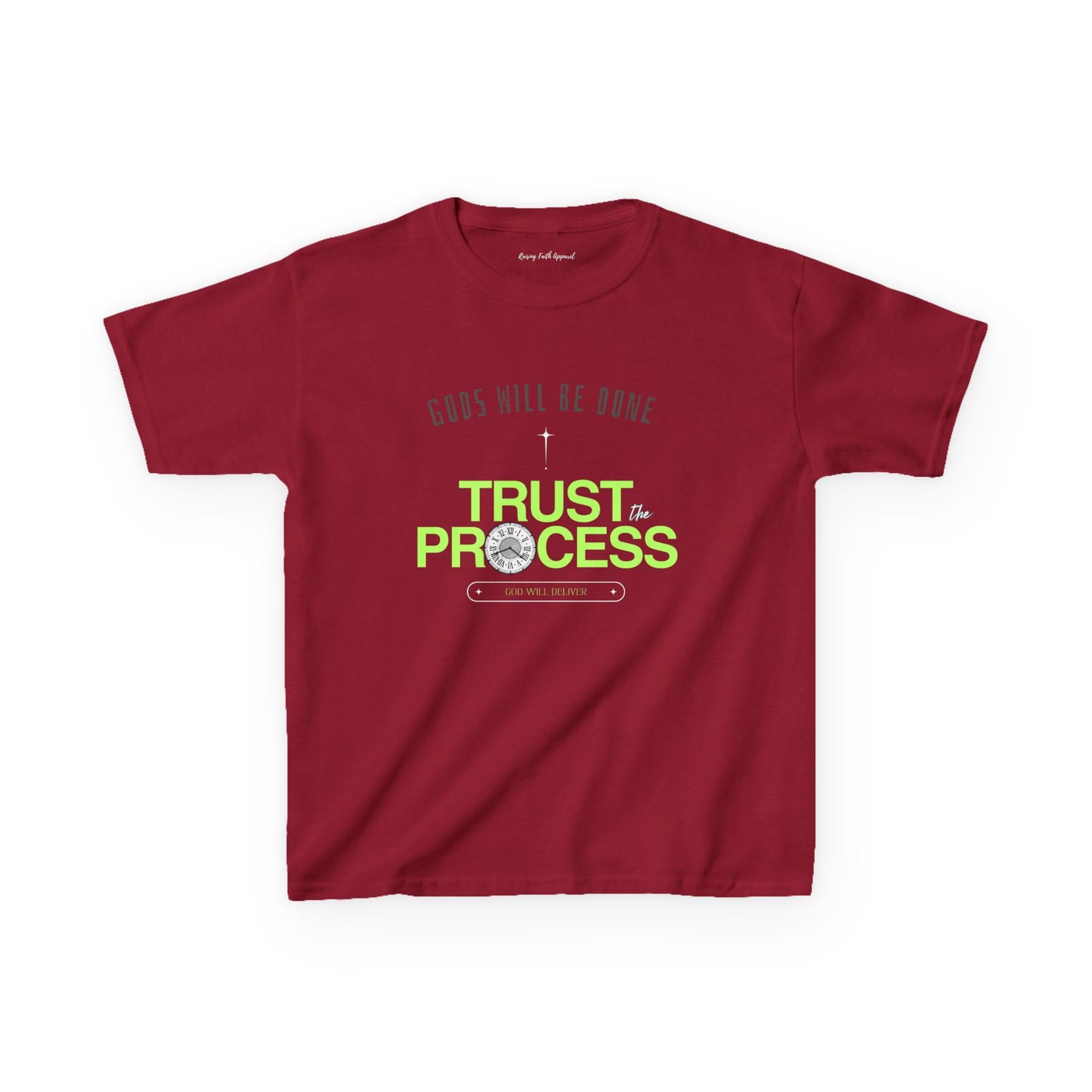 Trust The Process Youth Unisex Heavy Cotton Tee
