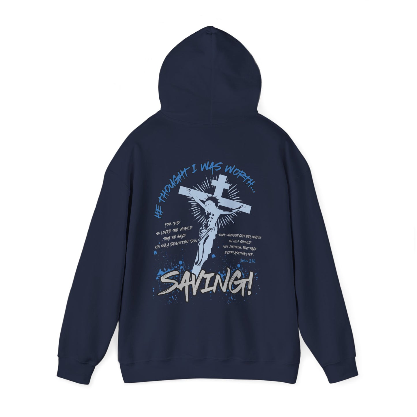 I was worth saving adult unisex hoodie