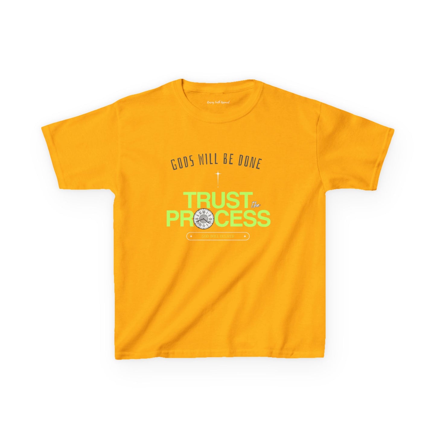 Trust The Process Youth Unisex Heavy Cotton Tee