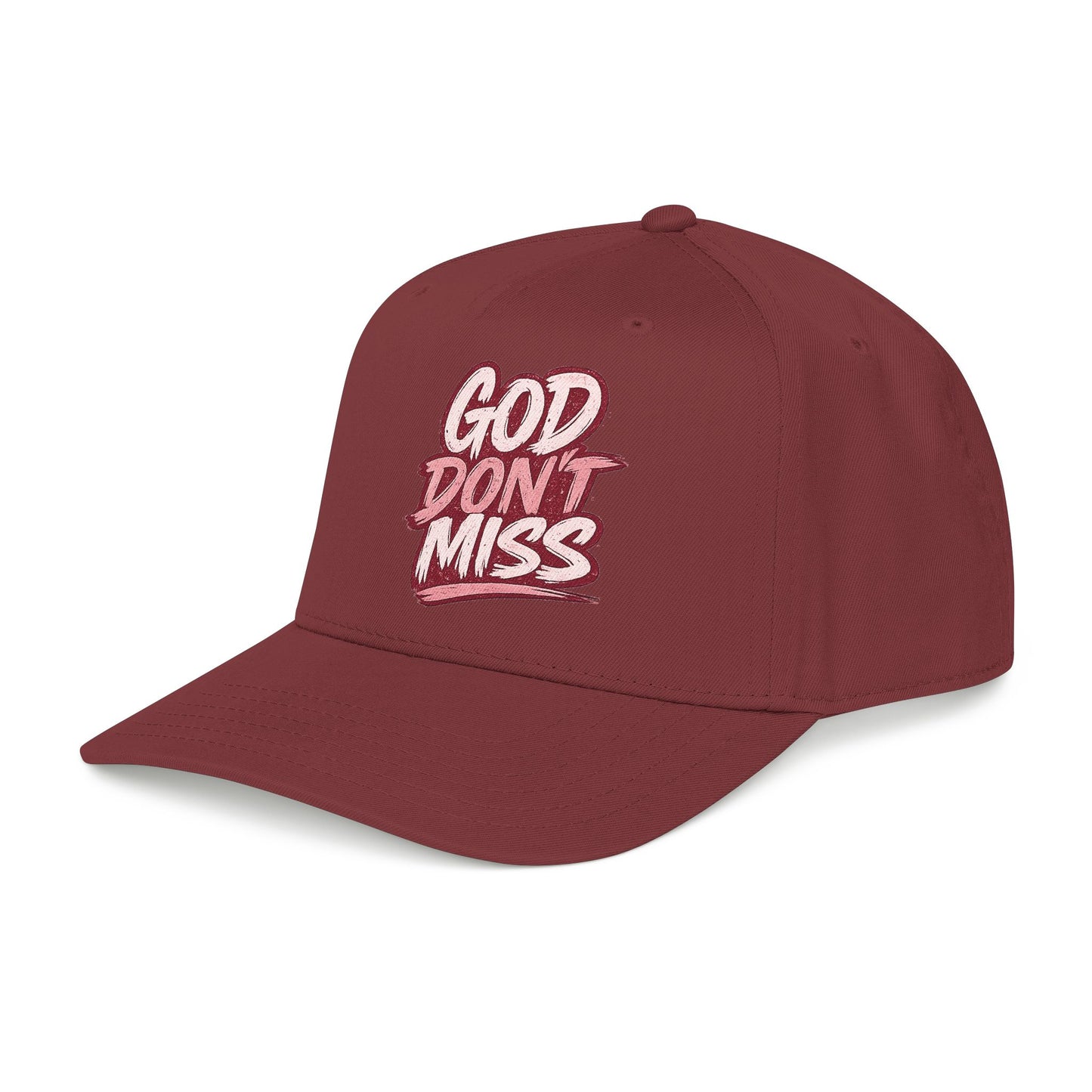 God Don't Miss Hat- Maroon