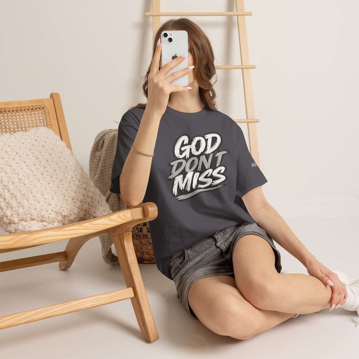 God Don’t Miss Adult Unisex T-Shirt — Gray