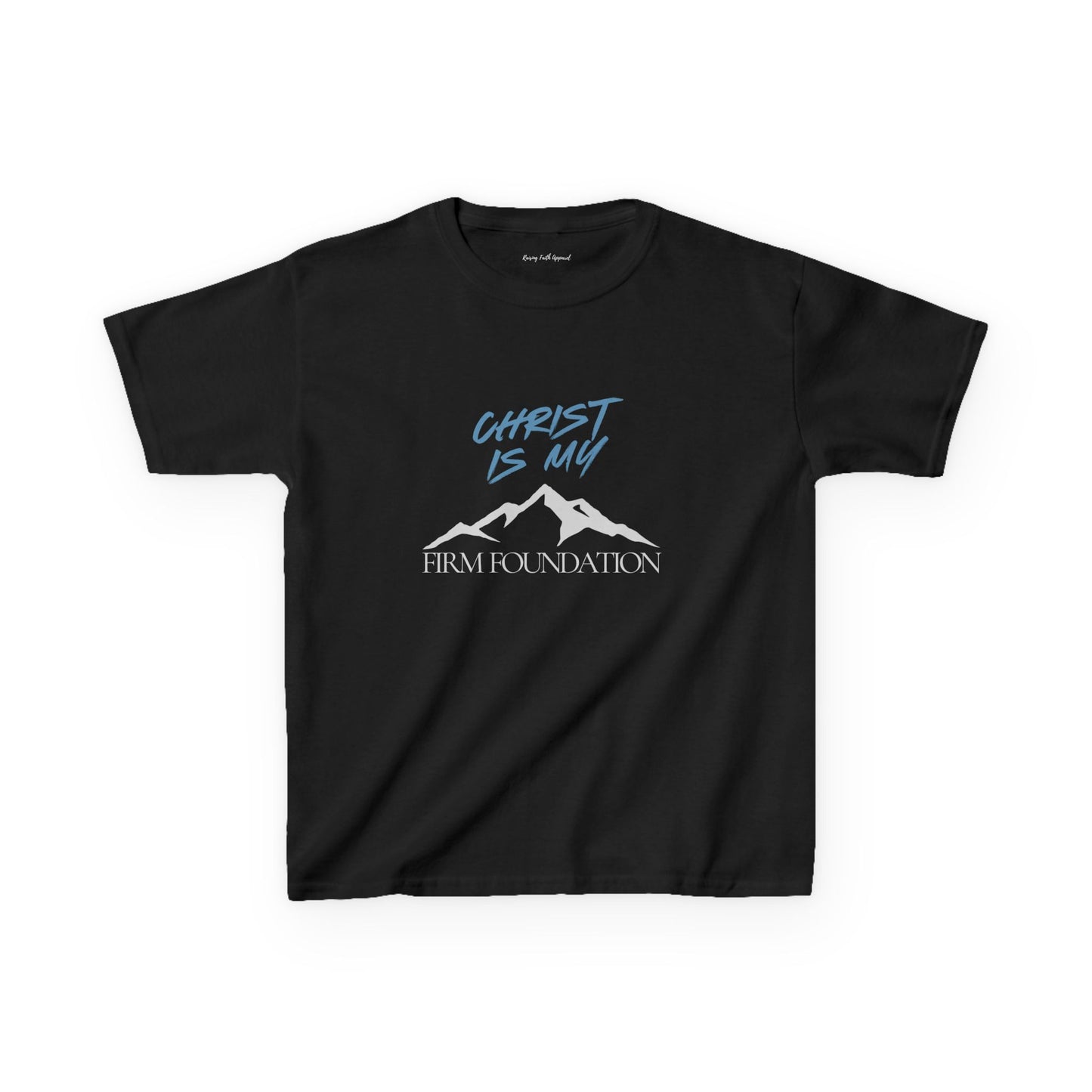 Christ Is My Firm Foundation Unisex Youth Heavy Cotton Tee