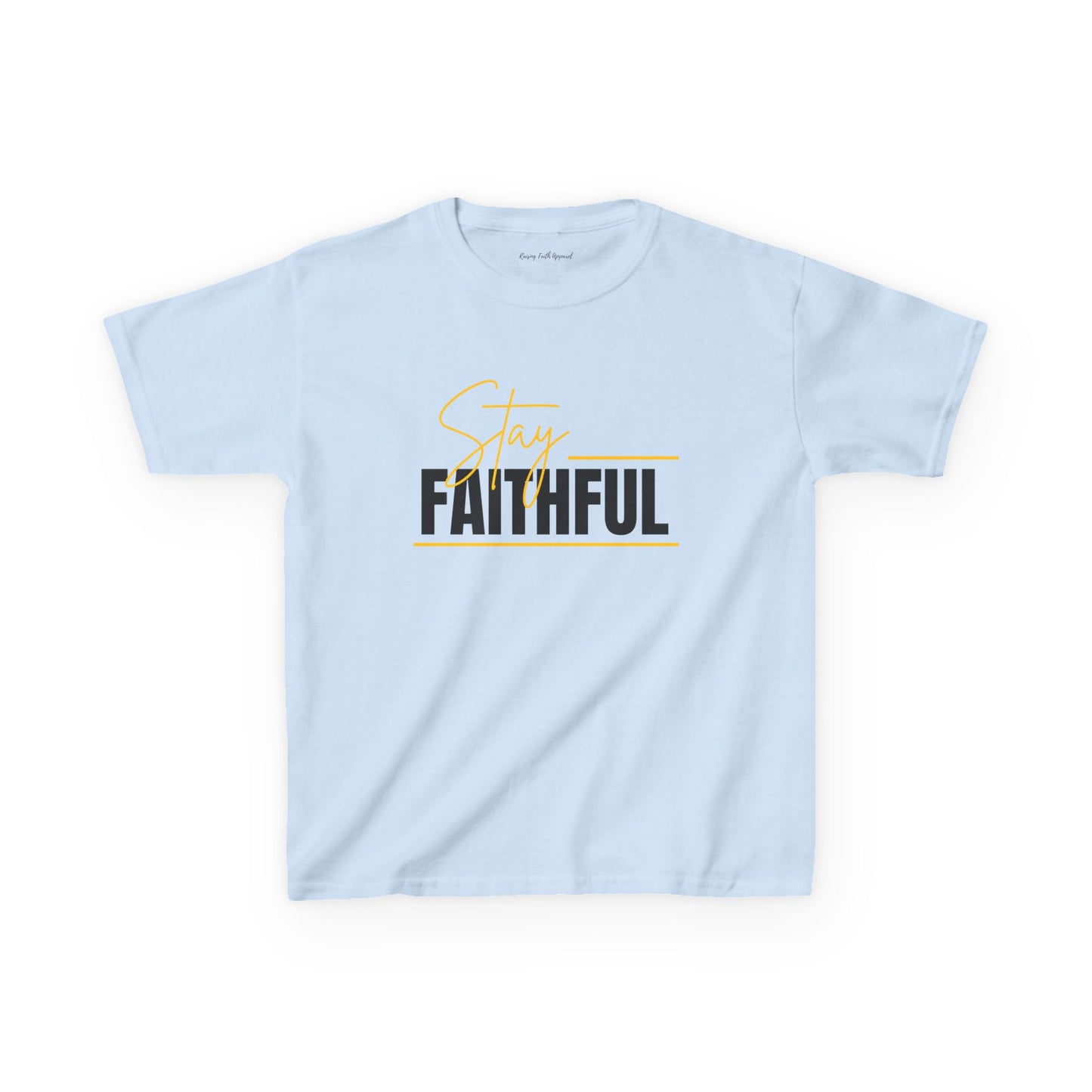 Stay Faithful Youth Unisex Heavy Blend Cotton Tee