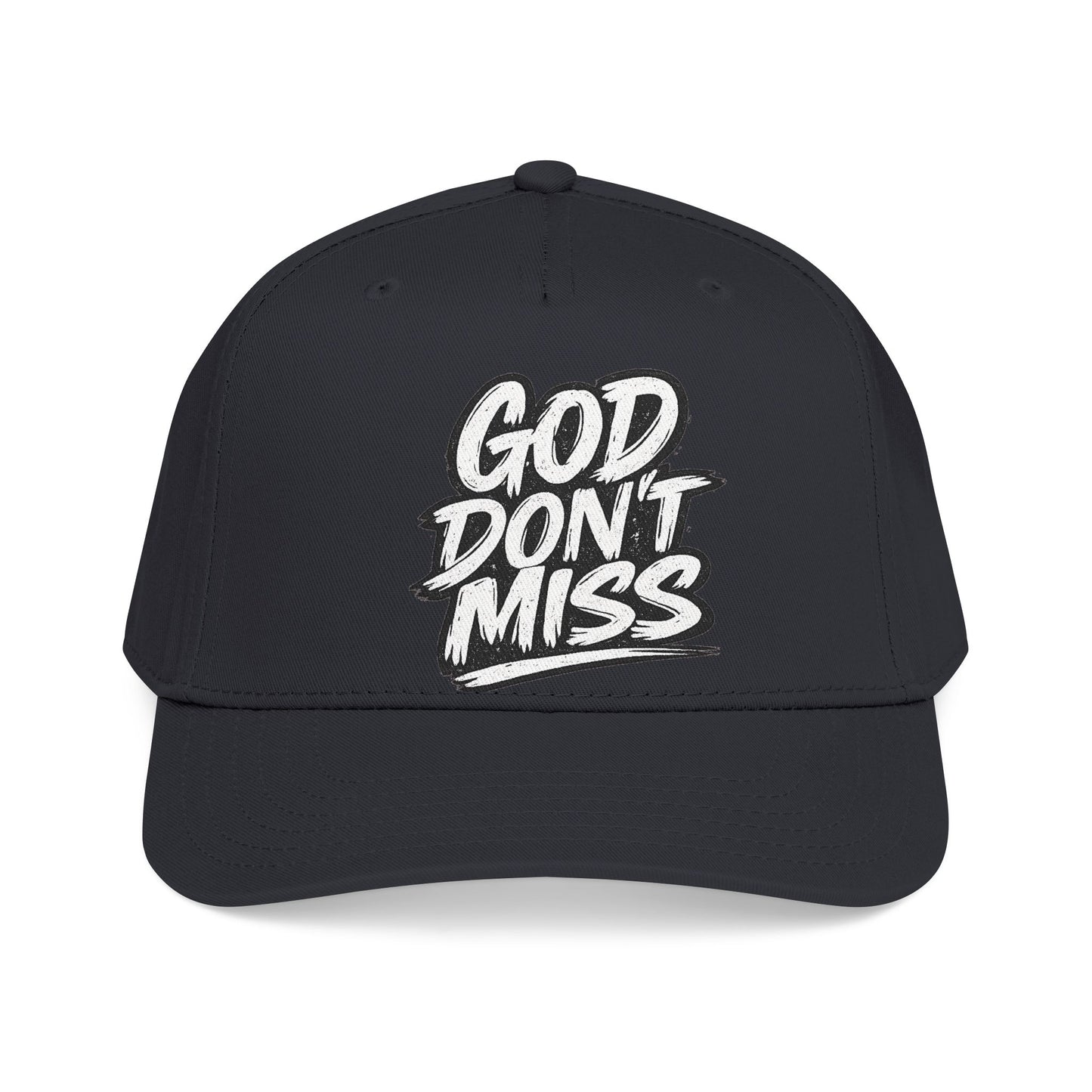God Don't Miss Hat- Black