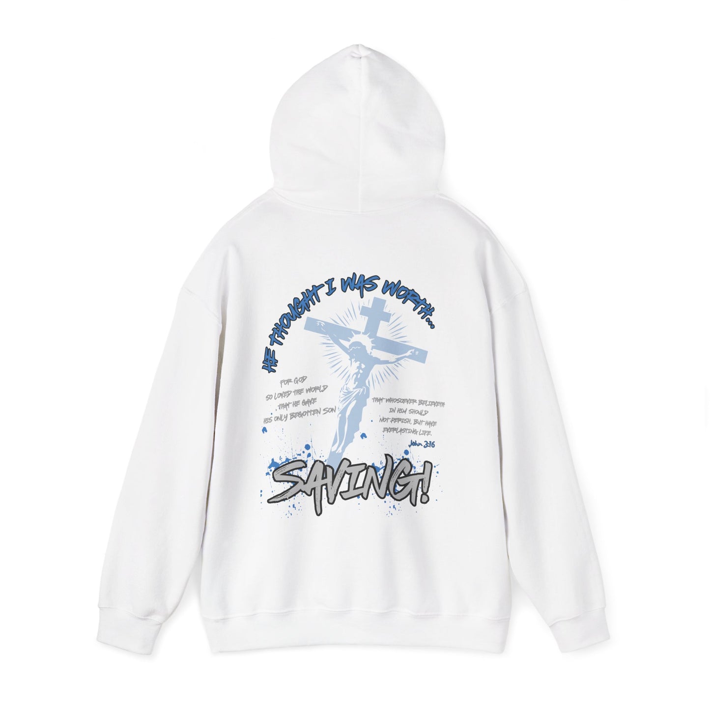 I was worth saving adult unisex hoodie