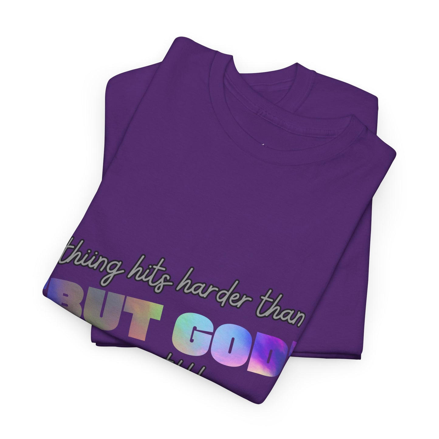 Inspirational Adult Unisex Heavy Cotton Tee - "BUT GOD"