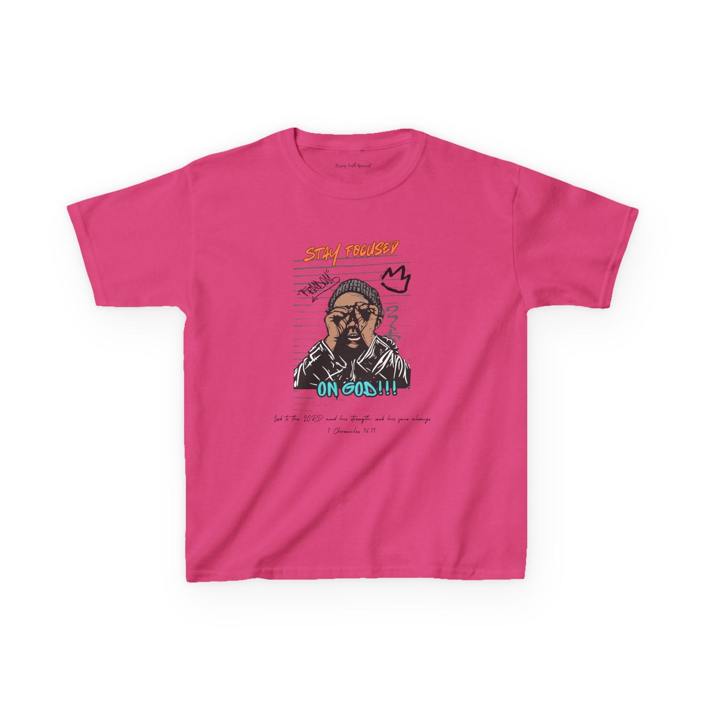 Stay Focused Youth Unisex Heavy Cotton Tee
