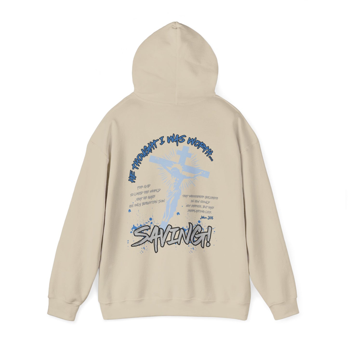 I was worth saving adult unisex hoodie