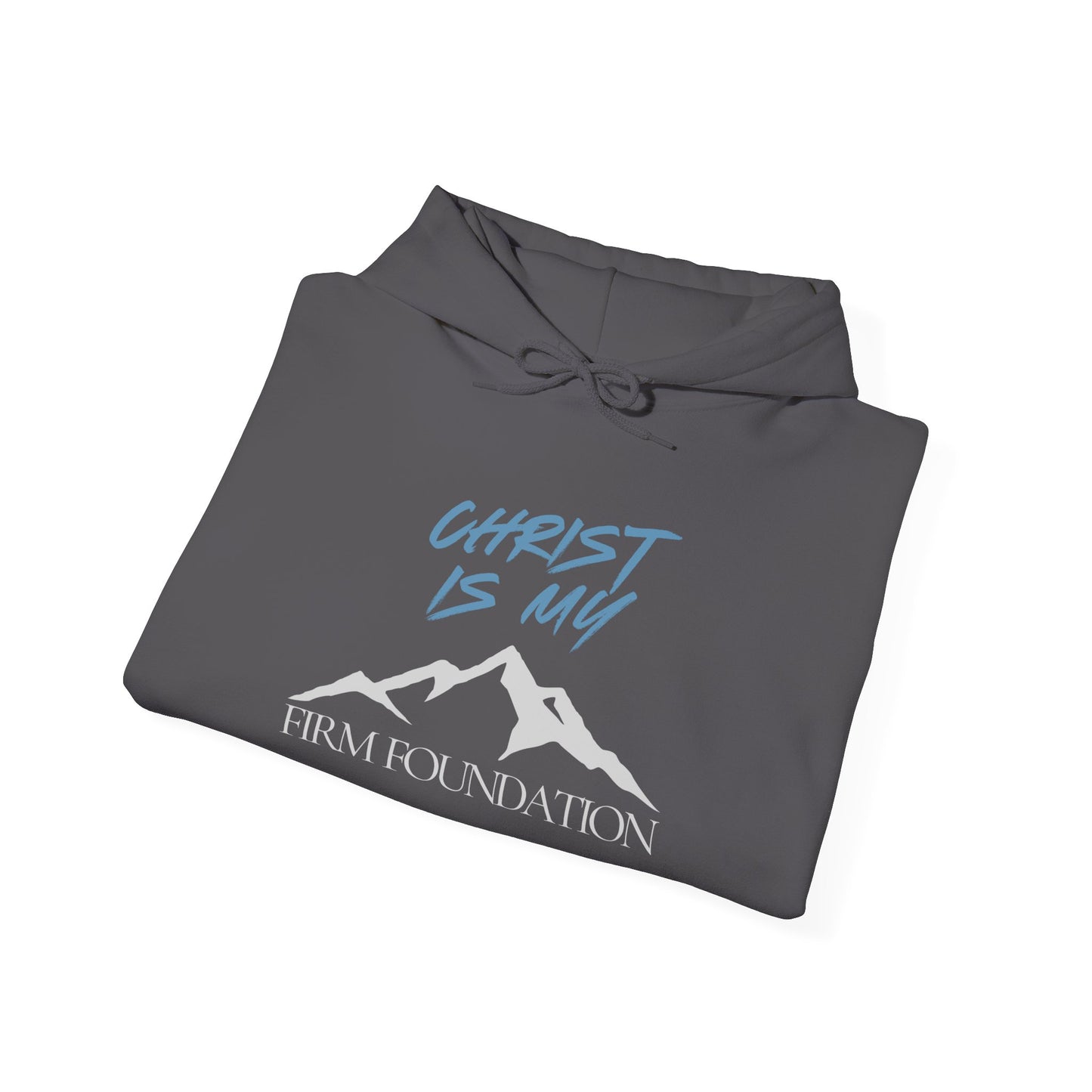 Christ Is My Firm Foundation Adult Unisex Hoodie- Unisex Heavy Blend Hooded Sweatshirt