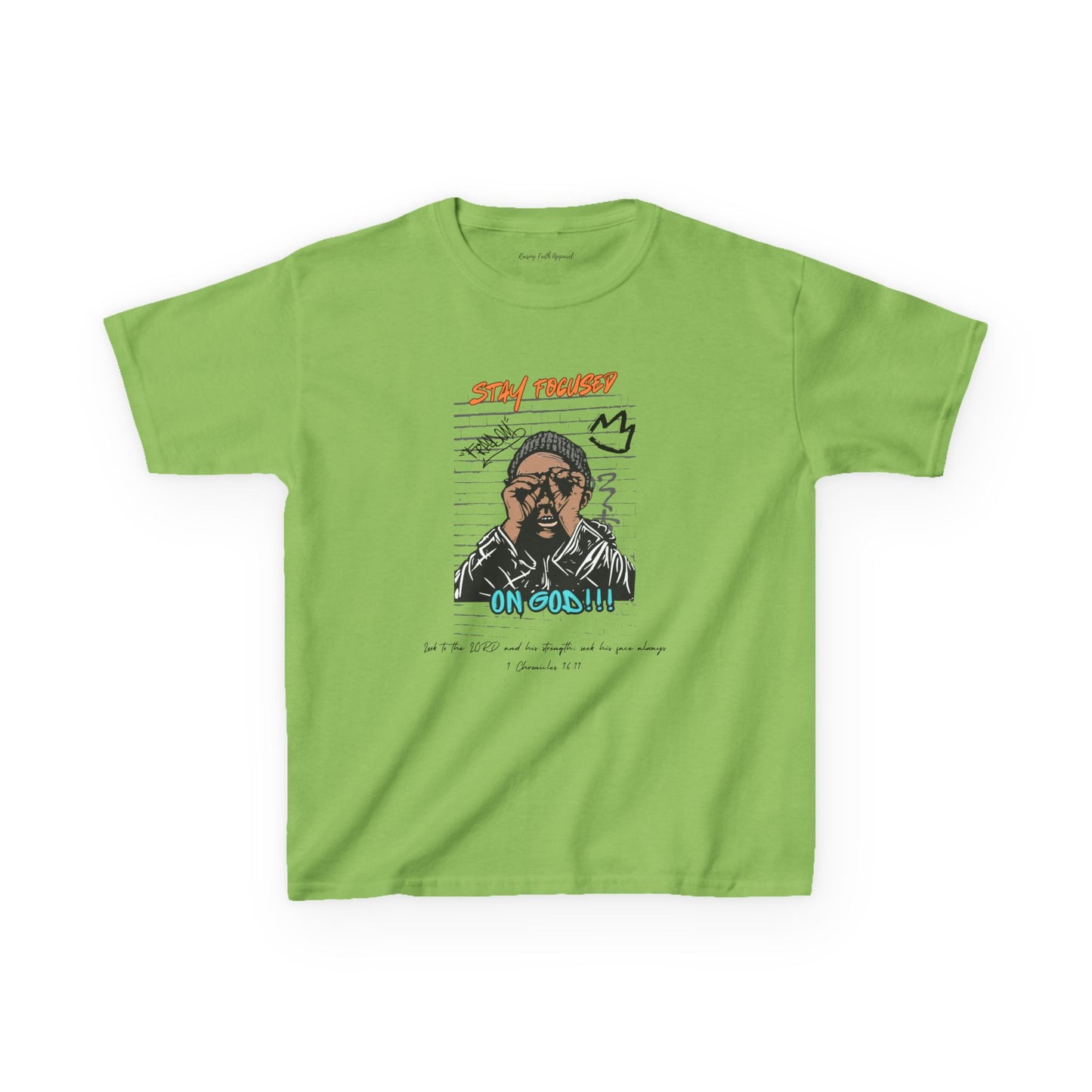 Stay Focused Youth Unisex Heavy Cotton Tee