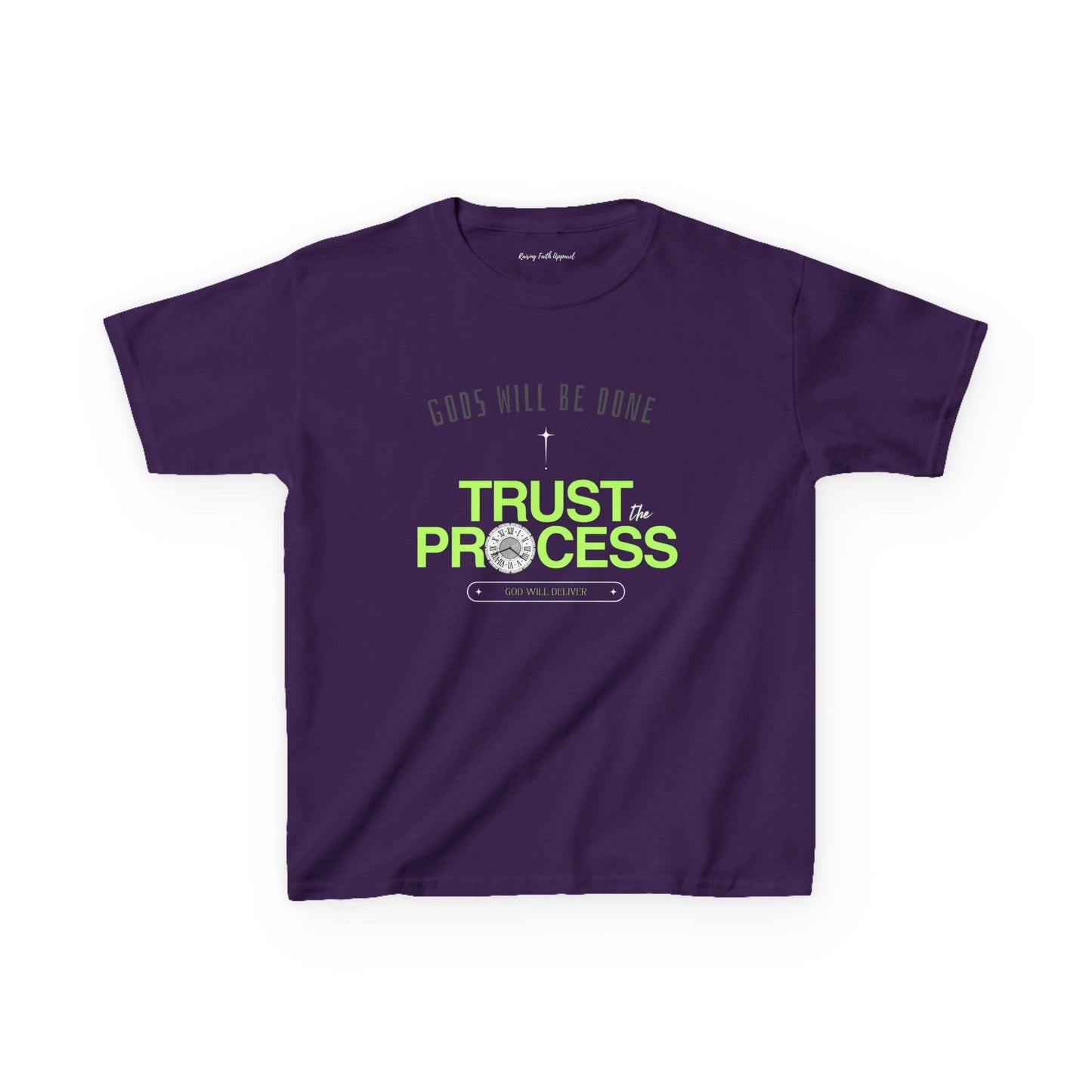 Trust The Process Youth Unisex Heavy Cotton Tee