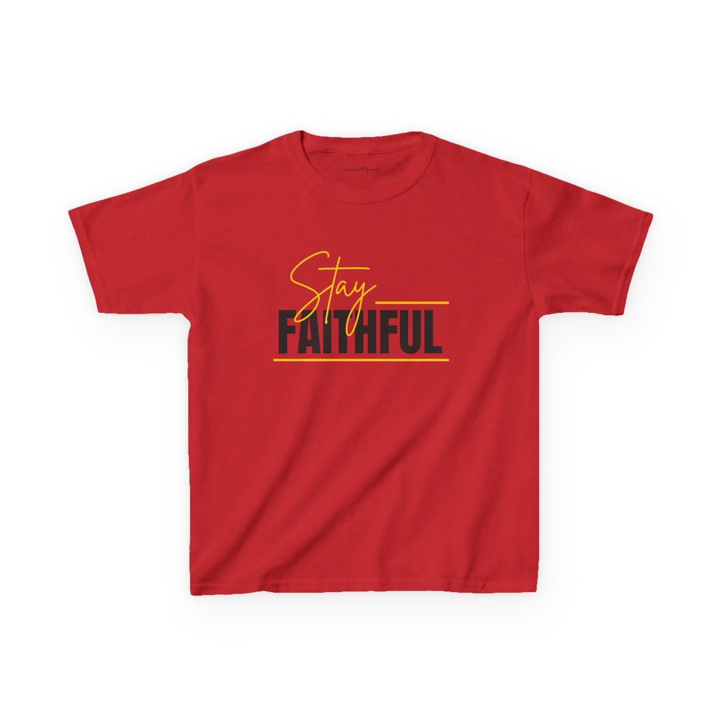 Stay Faithful Youth Unisex Heavy Blend Cotton Tee