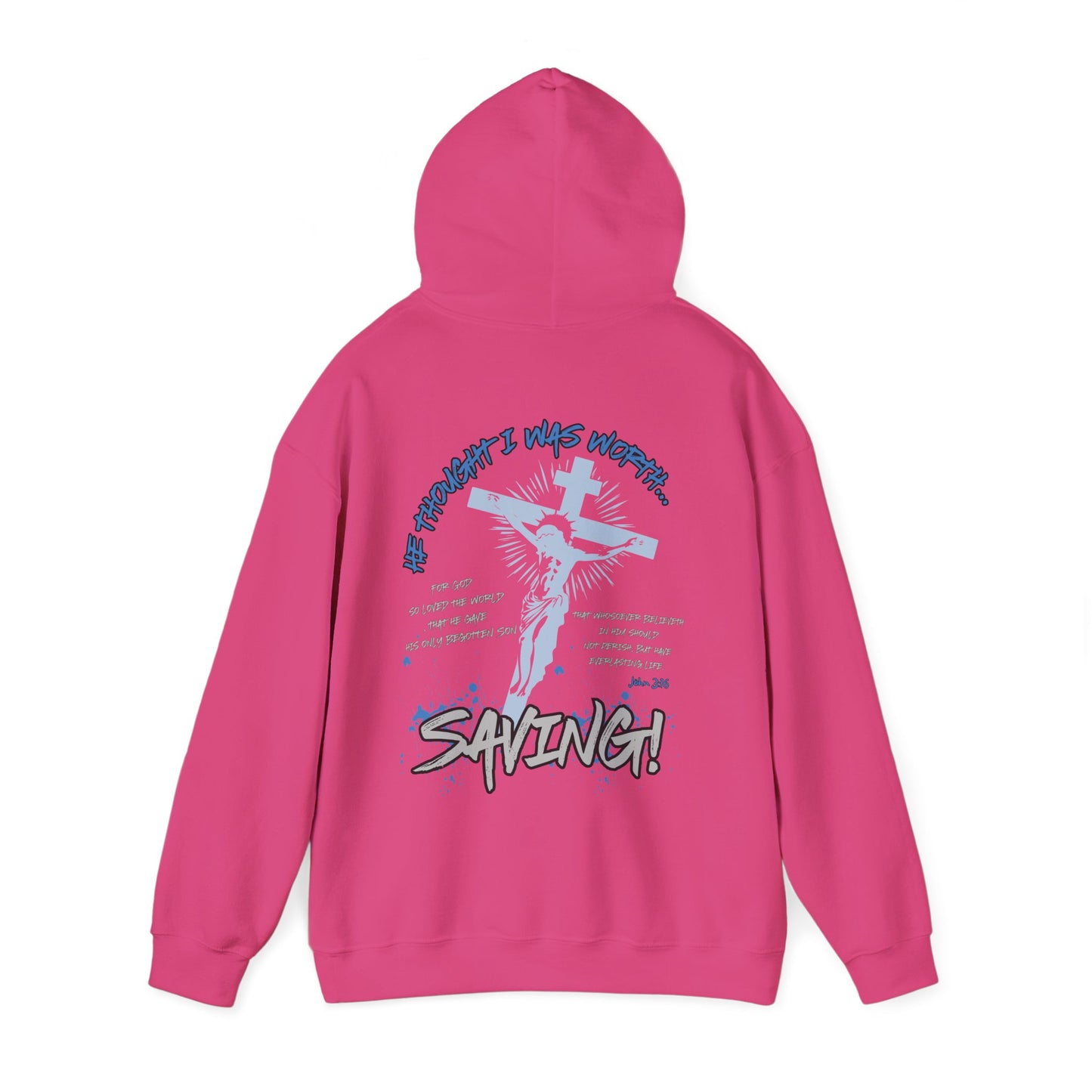 I was worth saving adult unisex hoodie