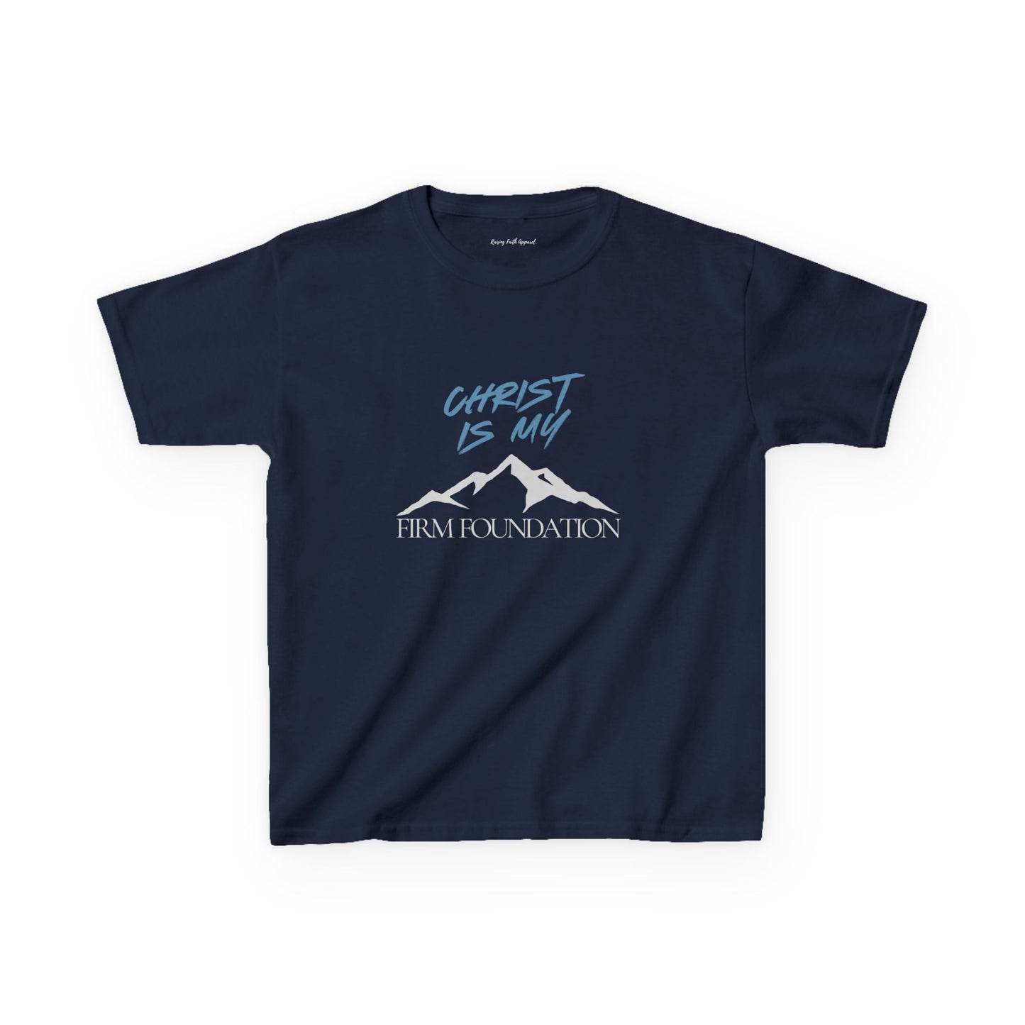 Christ Is My Firm Foundation Unisex Youth Heavy Cotton Tee