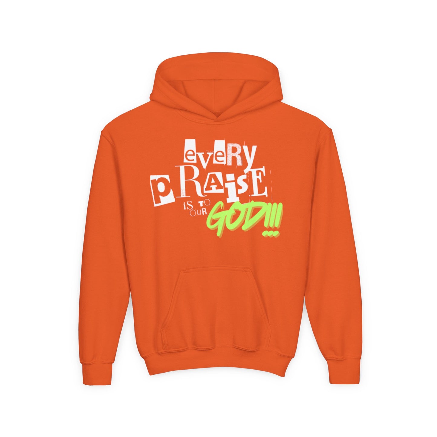 Every Praise Youth Unisex Hoodie- Youth Heavy Blend Hooded Sweatshirt
