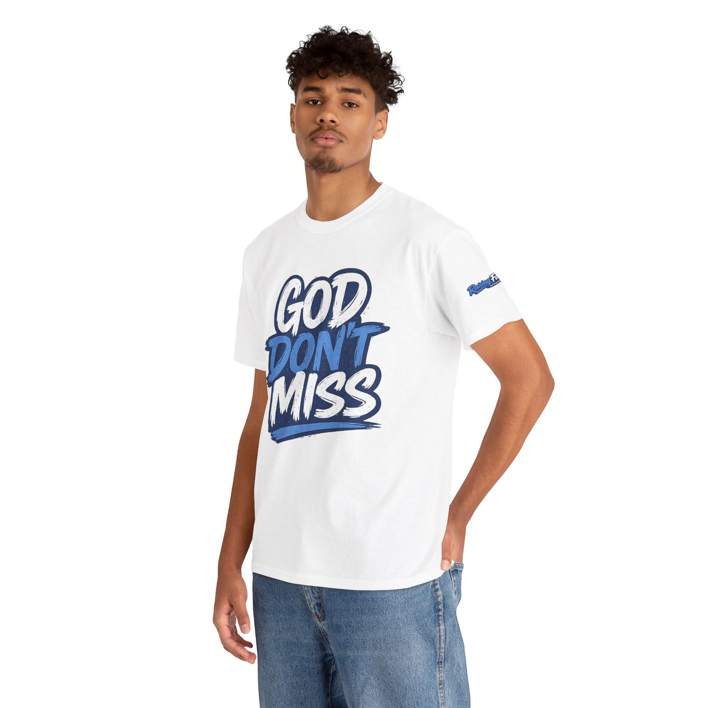 God Don't Miss Unisex Adult T-Shirt — Royal Blue