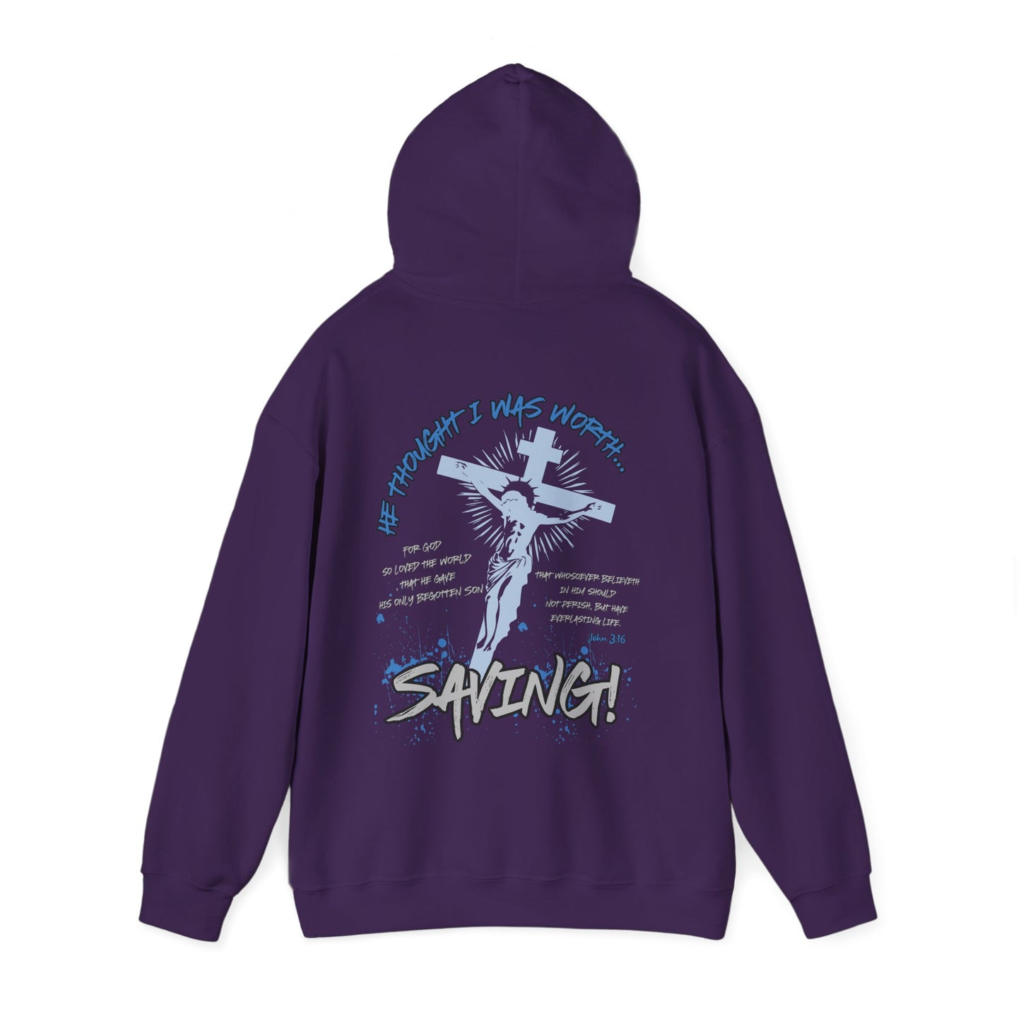I was worth saving adult unisex hoodie