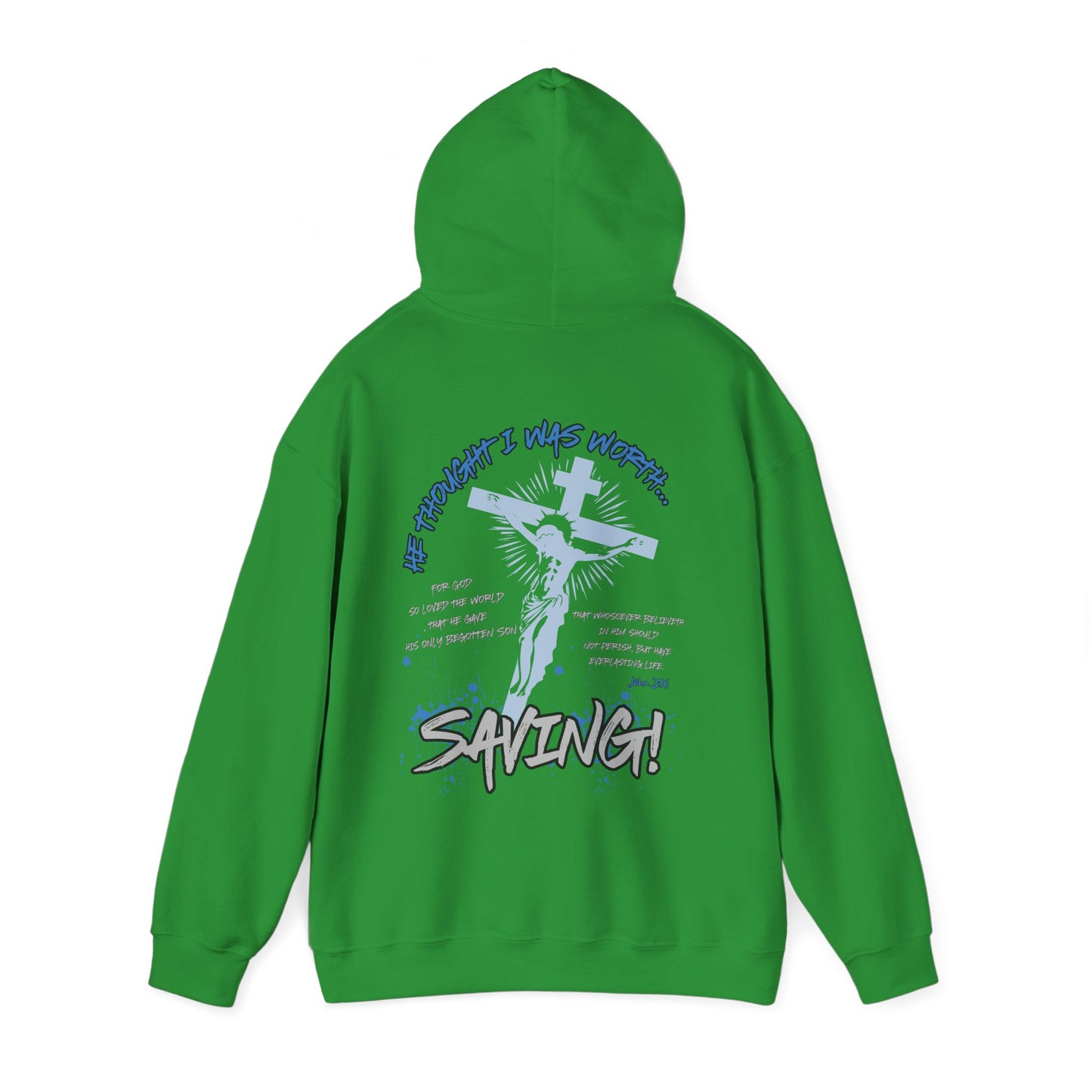I was worth saving adult unisex hoodie