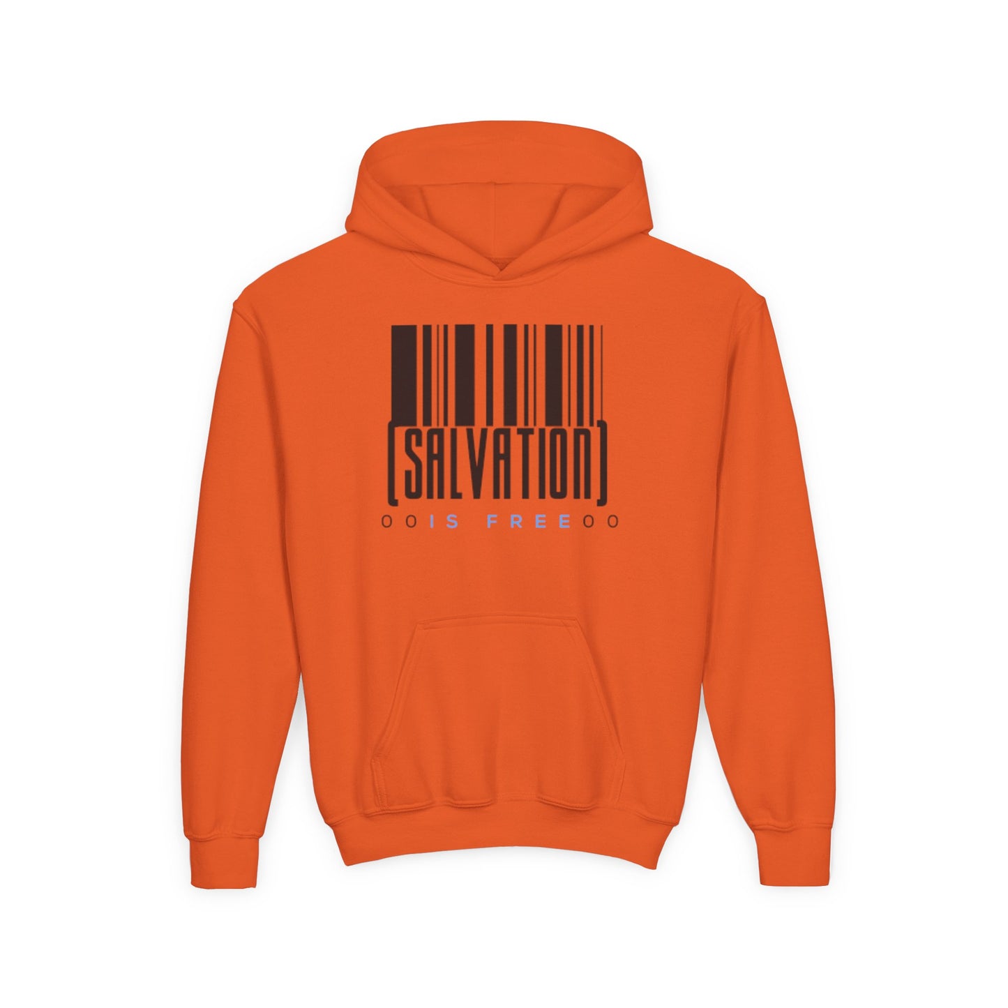 Salvation Is Free Youth Unisex Hoodie- Youth Heavy Blend Hooded Sweatshirt