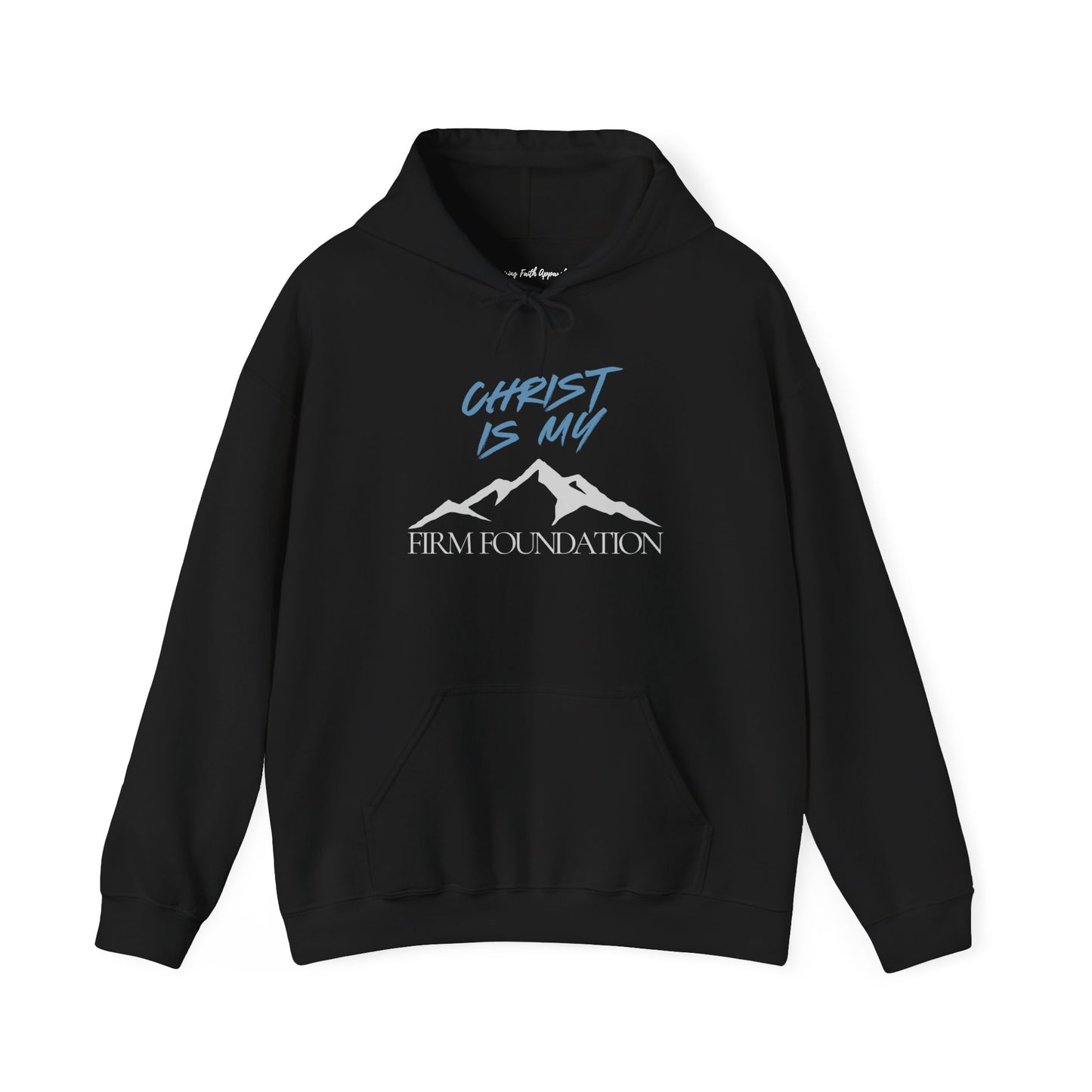 Christ Is My Firm Foundation Adult Unisex Hoodie- Unisex Heavy Blend Hooded Sweatshirt