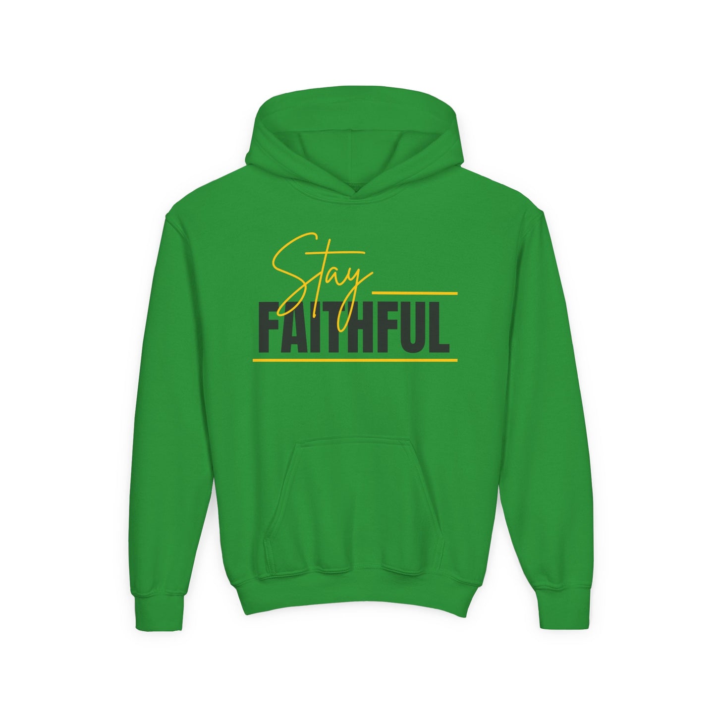 Stay Faithful Youth Unisex Heavy Blend Cotton Hoodie