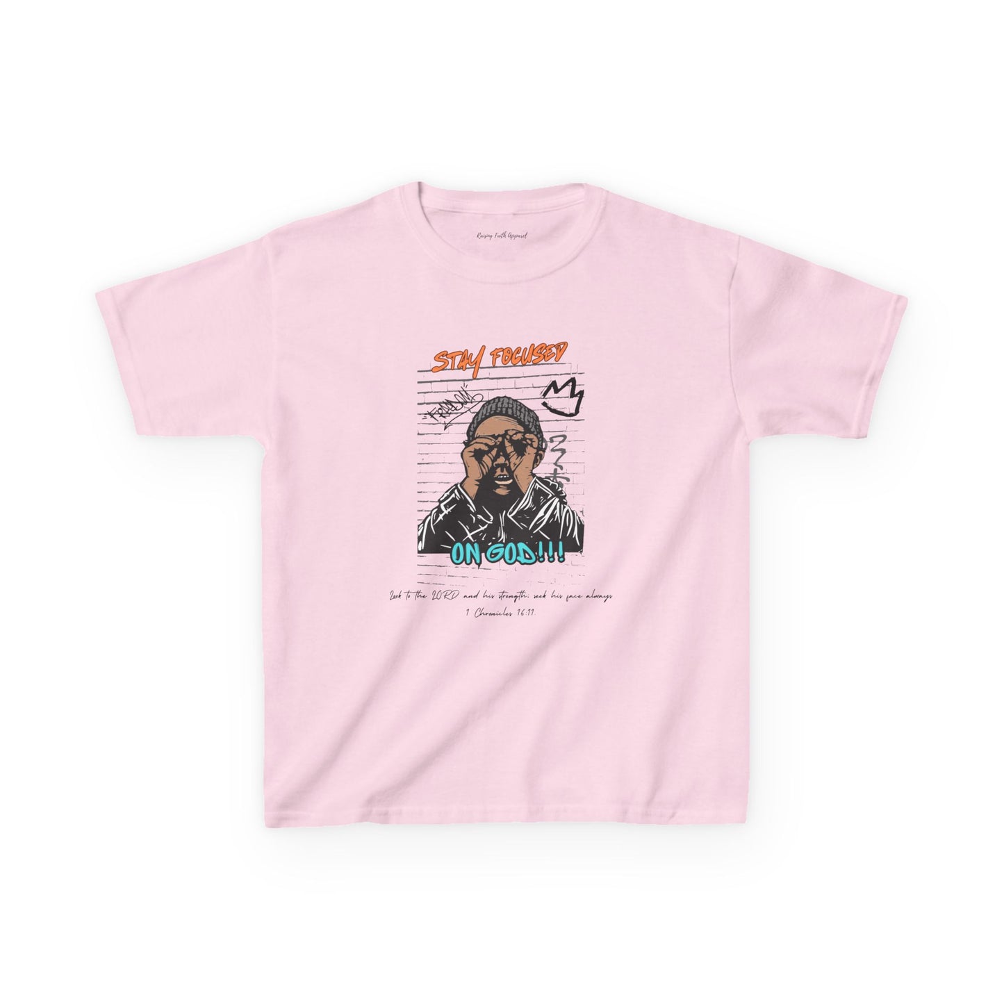 Stay Focused Youth Unisex Heavy Cotton Tee
