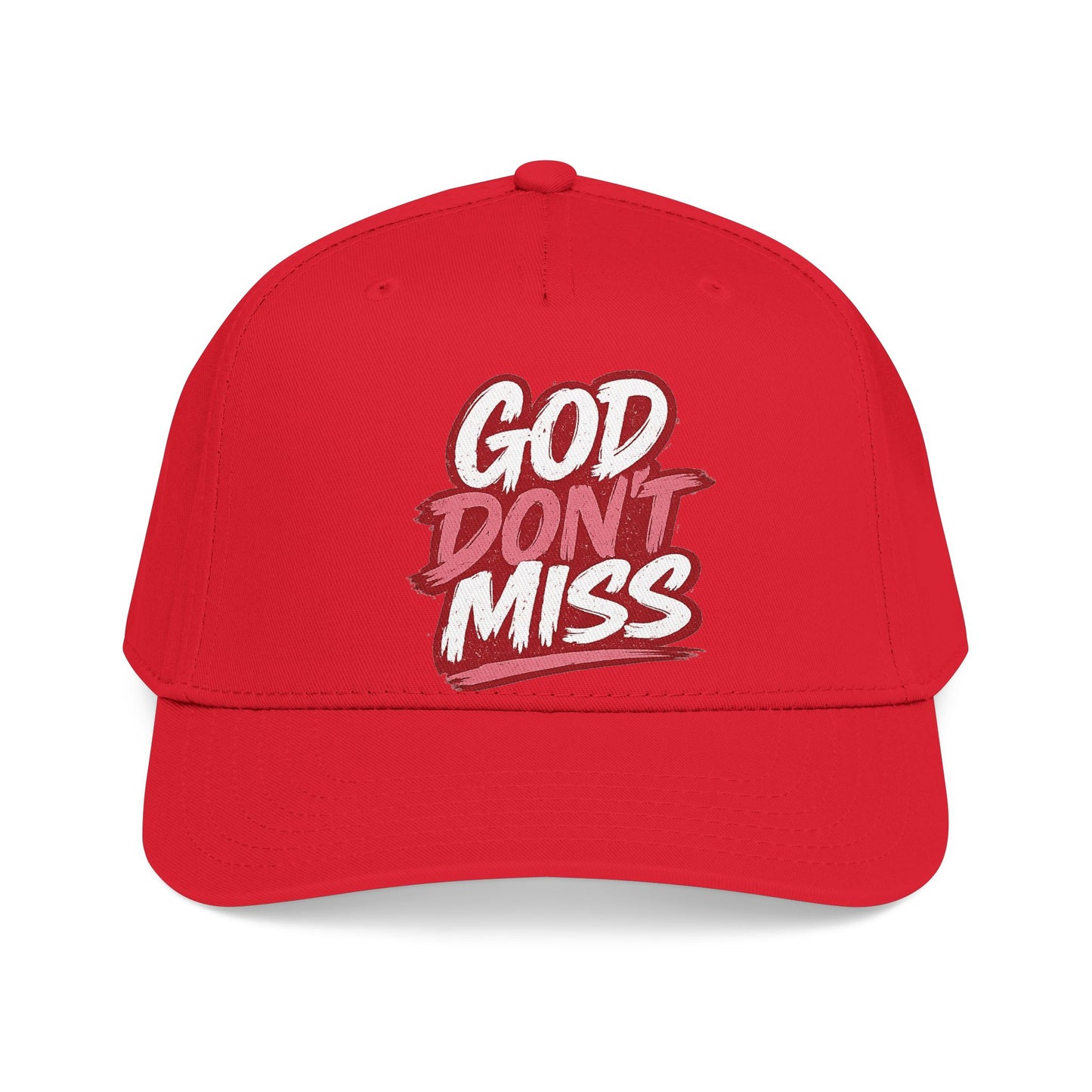 God Don't Miss Hat- Red