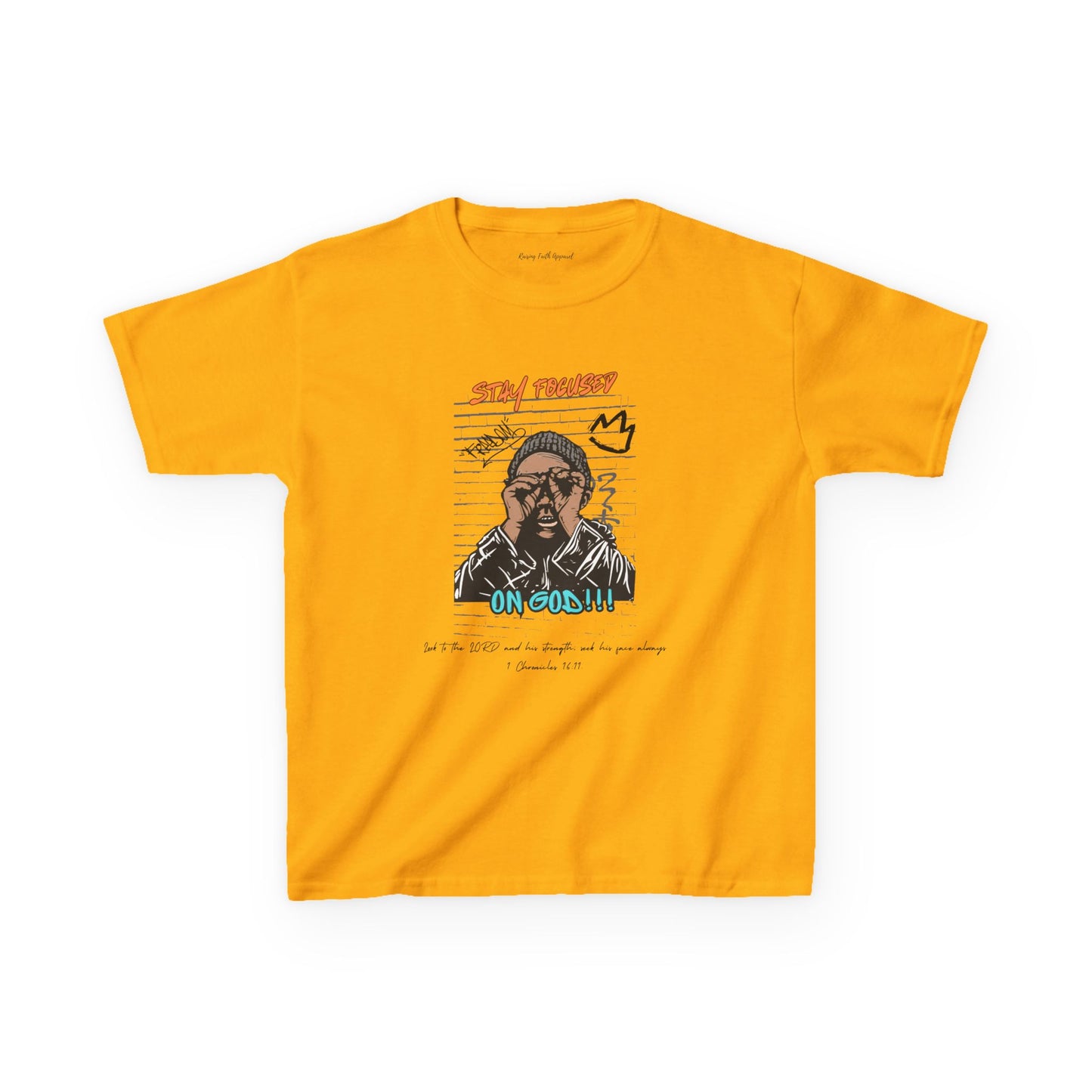 Stay Focused Youth Unisex Heavy Cotton Tee