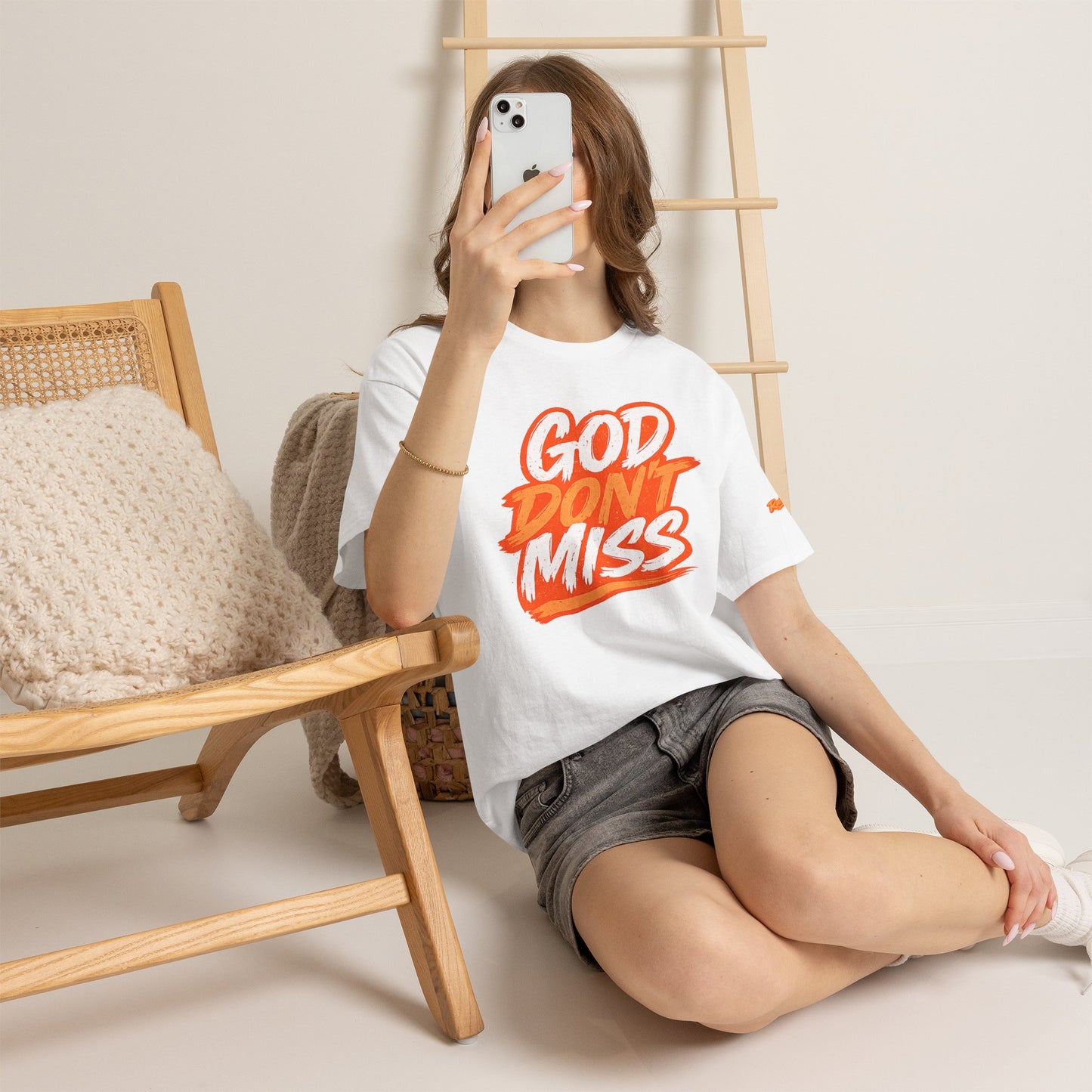 God Don't Miss Unisex Adult T-Shirt — Orange
