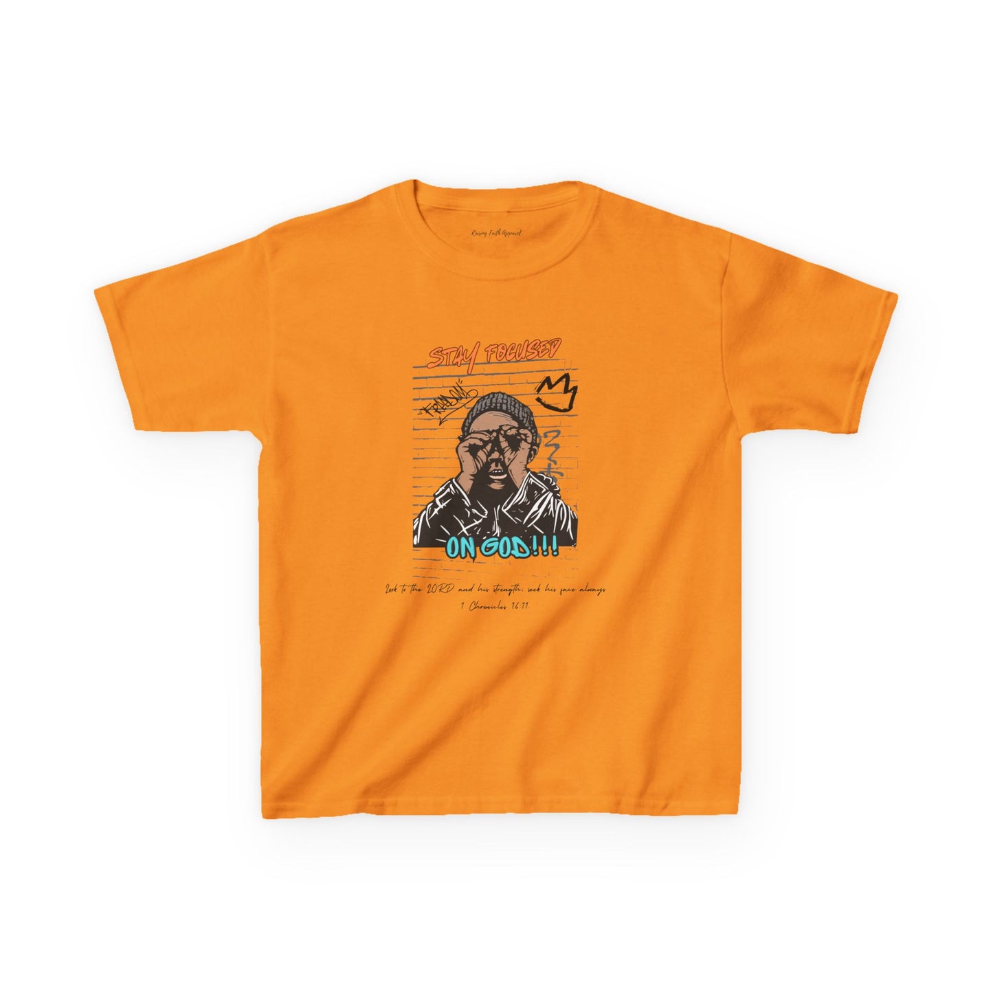 Stay Focused Youth Unisex Heavy Cotton Tee