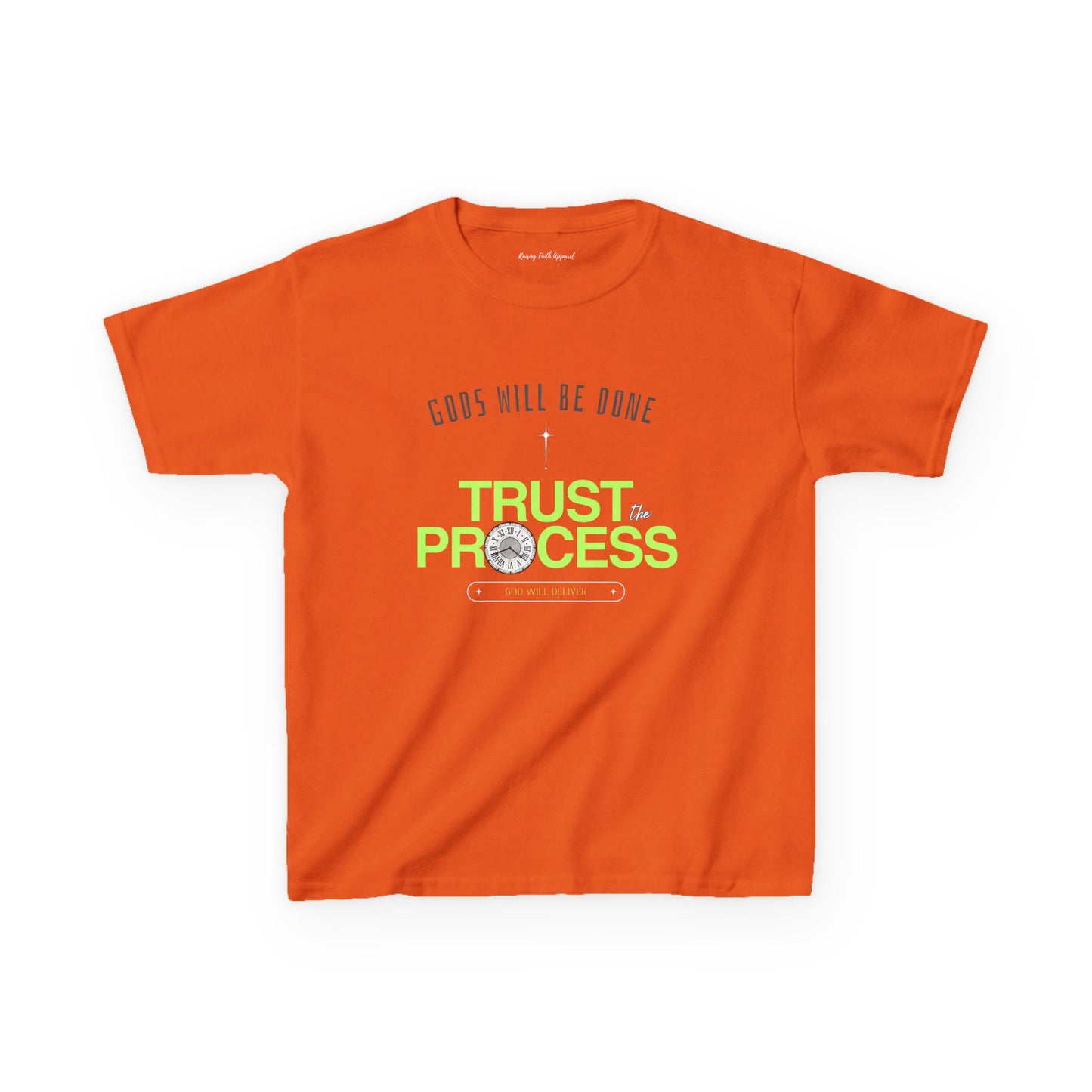 Trust The Process Youth Unisex Heavy Cotton Tee